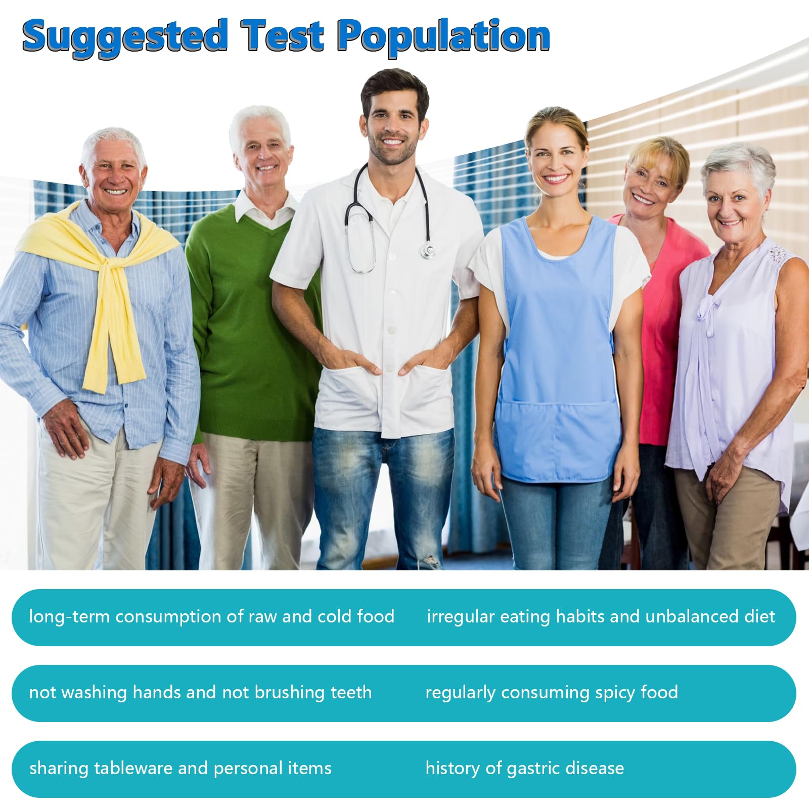 H Pylori Test Kit, Helicobacter Pylori Test Kit - Fast and Accurate, Self-Test at Home, Results in 10-15 Minutes, No Lab Visit Required OUROZO uk supplements