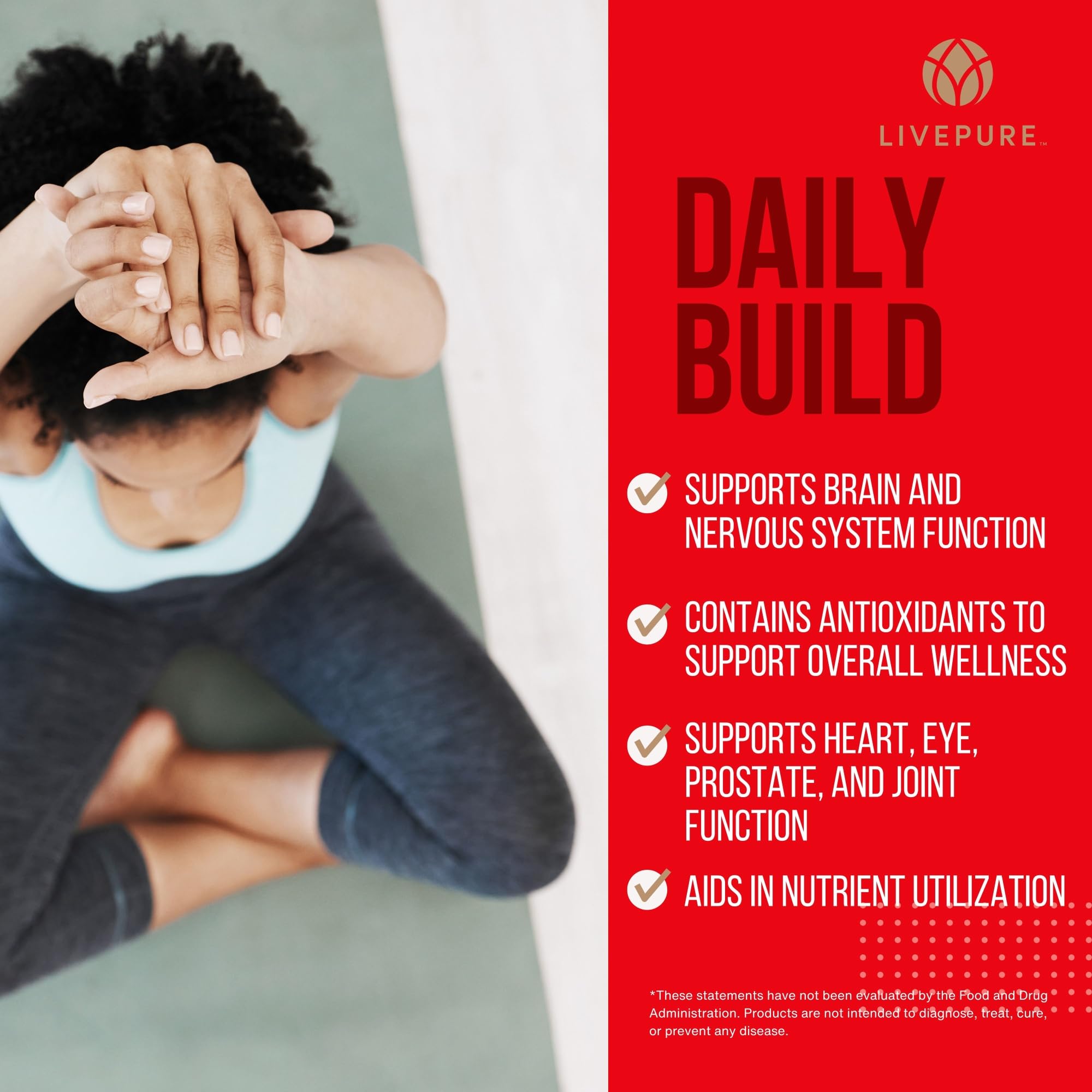 PURE Daily Build | 120 Capsules | Advanced Multivitamin Supplement | Enhanced with Essential Vitamins, Minerals PURE uk supplements