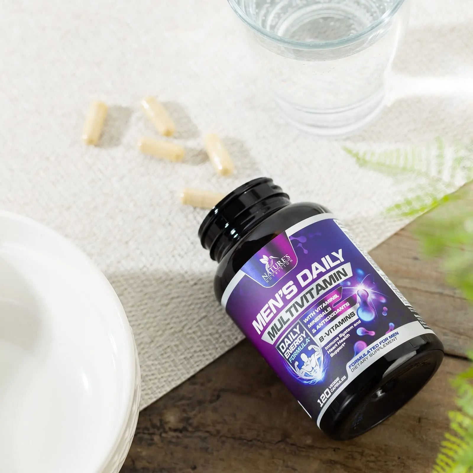 Multivitamin for Men - Advanced Supplement with Full-Spectrum Formula, Essential Vitamins A, C, D, E, & Zinc - High Potency B Vitamins Multi Nature's Nutrition uk supplements