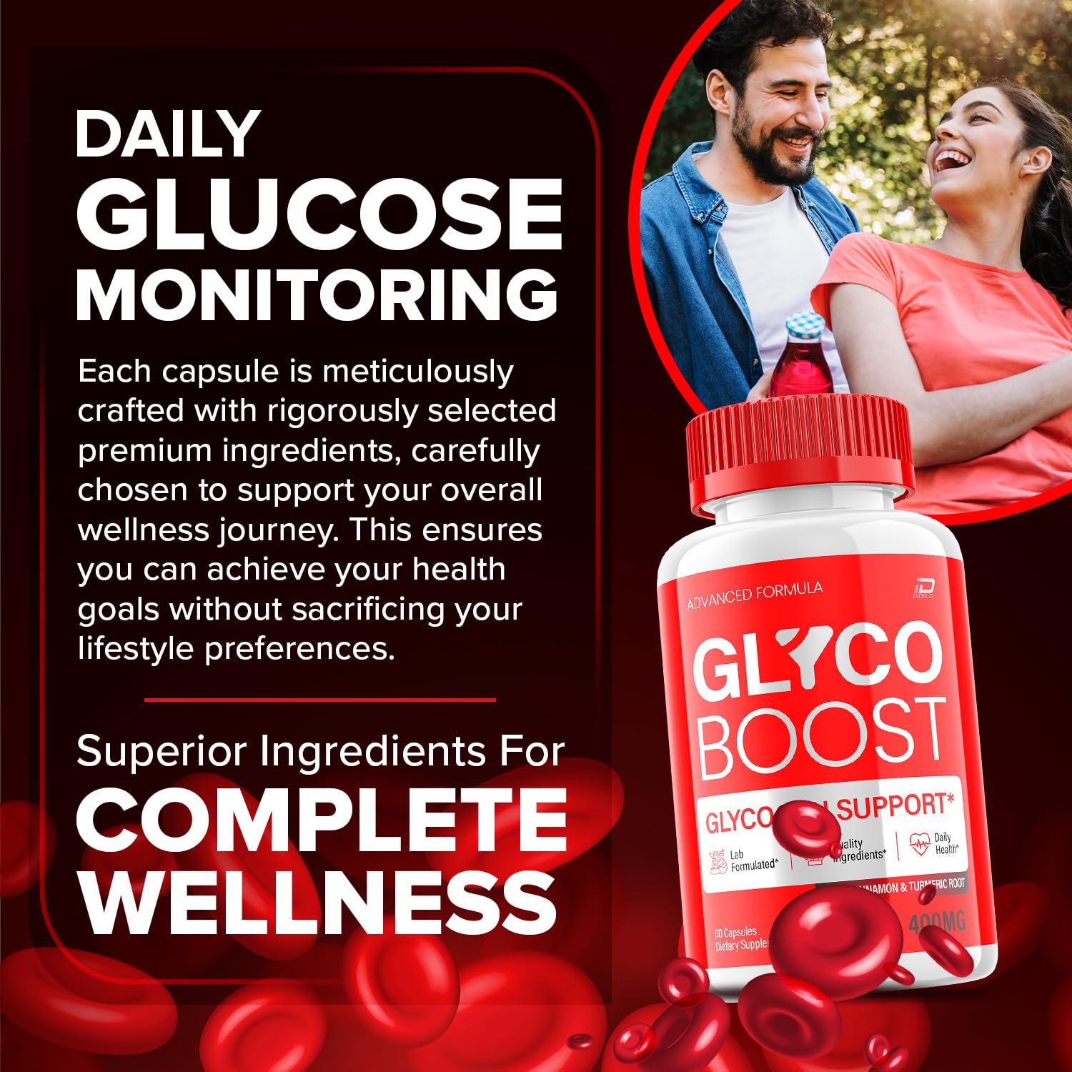 Glyco Boost Capsules – GlycoBoost Advanced Supplement, All Natural Formula to Maintain Healthy Levels, Maximum Strength Formula, Glyco Boost Pills Reviews (3 Pack - 180 Capsules) Indelo uk supplements