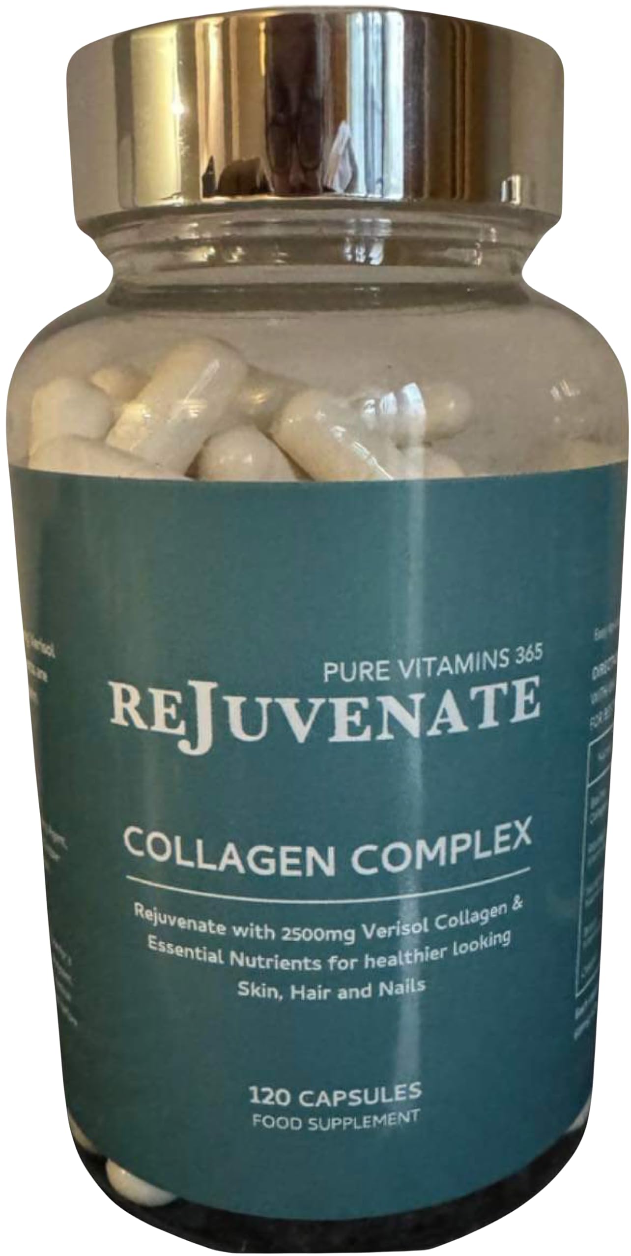 Rejuvenate premium Collagen Capsules - 2500mg High Strength Verisol Bovine Collagen Supplement Generic uk supplements