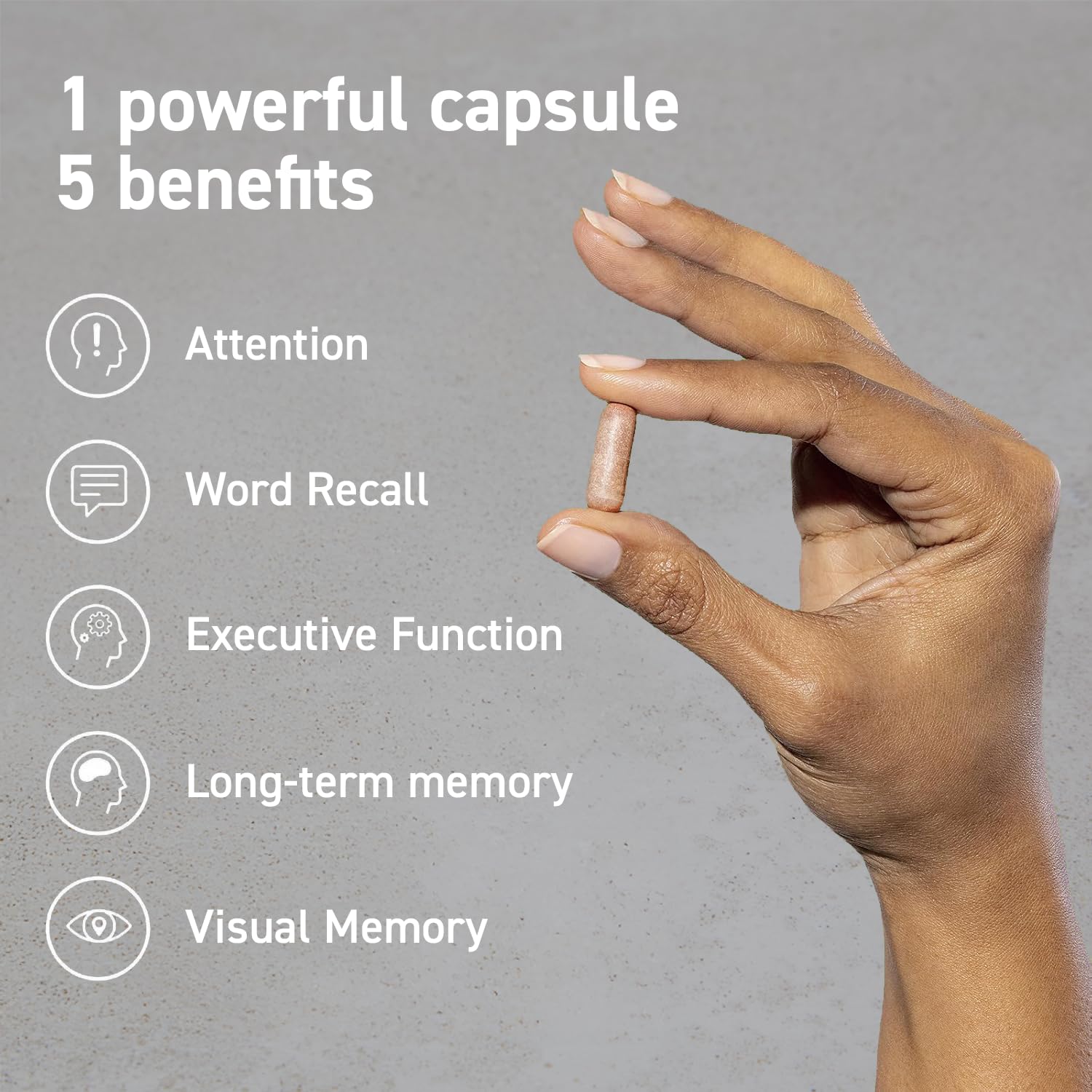 CocoaVia Memory & Focus Brain Supplement, 90 Day, Cocoa Flavanol Blend, Lutein, Added Caffeine for Boost. Improve Cognitive Function, Attention, Vegan & Plant Based, 90 Capsules CocoaVia uk supplements