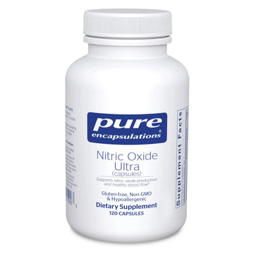 Pure Encapsulations Nitric Oxide Ultra (Capsules) - Supplement Supports Nitric Oxide Production, Healthy Blood Flow & Vascular Health - with L-Citrulline & CranLoad Cranberry Extract - 120 Capsules Pure Encapsulations uk supplements