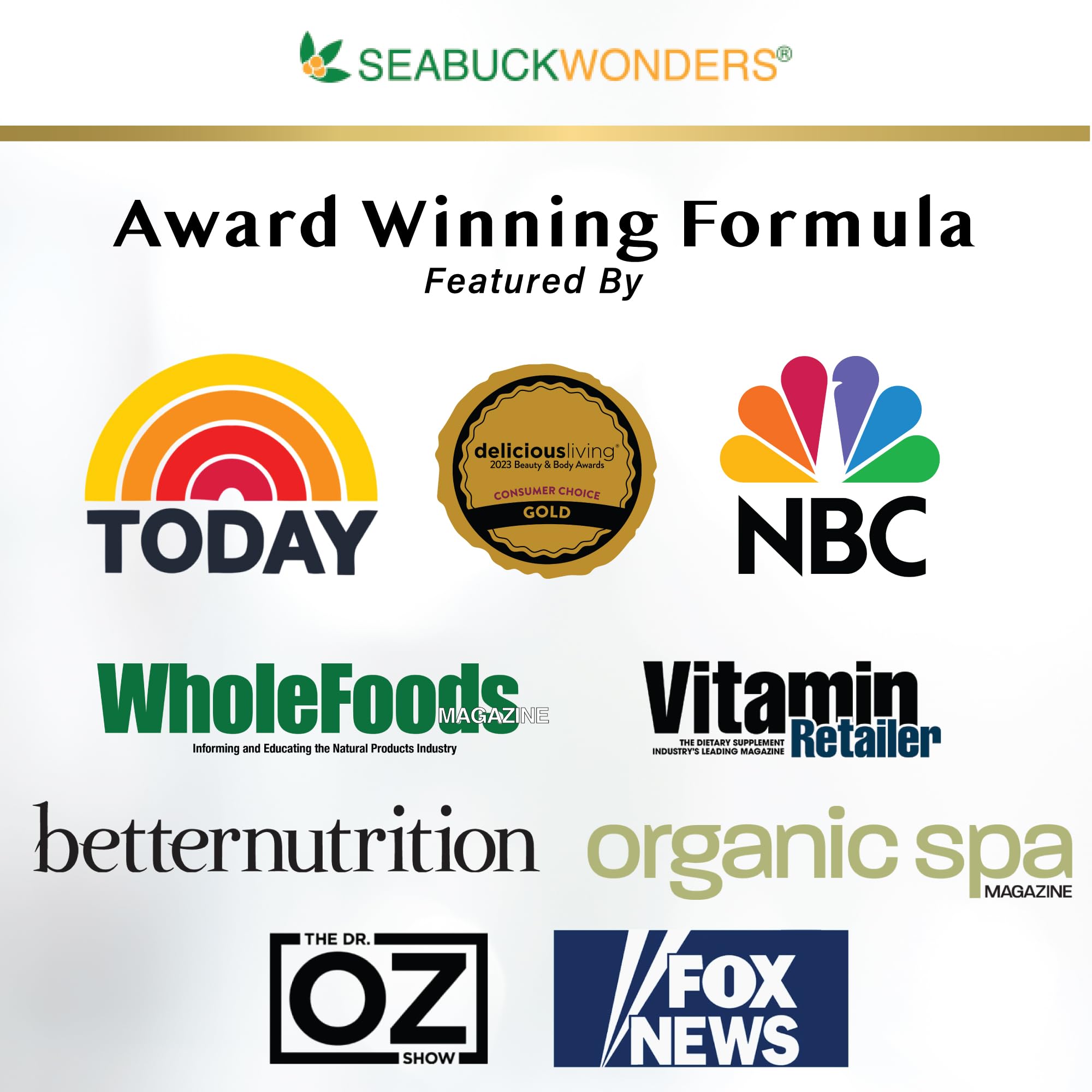 SeabuckWonders Sea Buckthorn Oil Blend, Omega-7 Complete, Max Potency, 120 Count SEABUCKWONDERS uk supplements