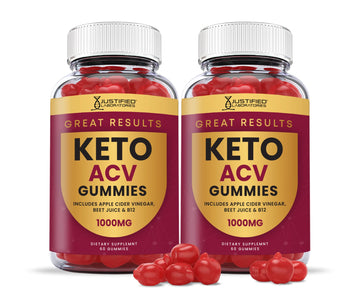 Justified Laboratories (2 Pack) Great Results Keto ACV Gummies 1000MG Justified Laboratories uk supplements
