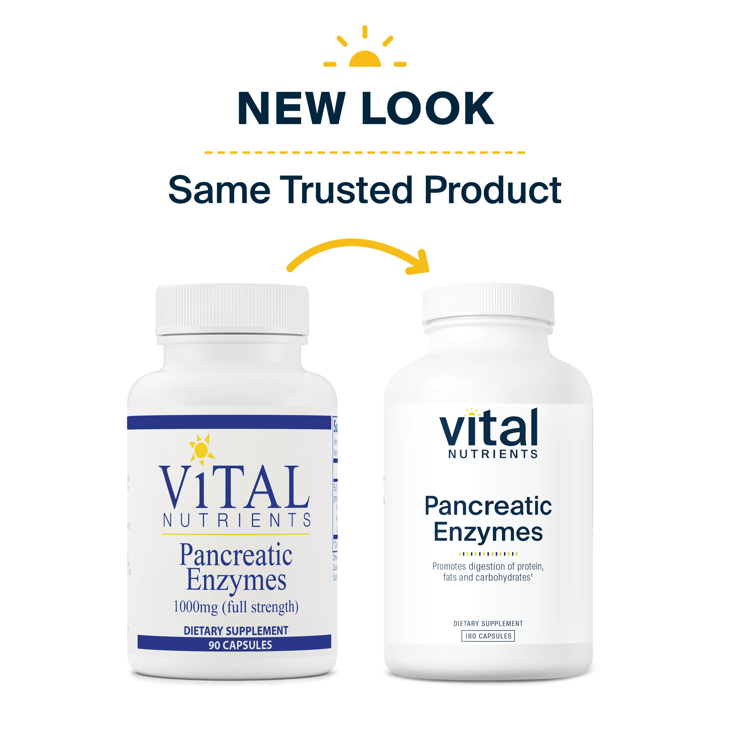 Vital Nutrients Pancreatic Enzymes 1000mg (Full Strength) | Pancreatin Digestion Supple Vital Nutrients uk supplements