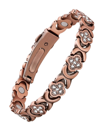 Jecanori Women's Pure Copper Bracelet, Ultra Strength Magnetic Copper Bracelets for Women Jecanori uk supplements