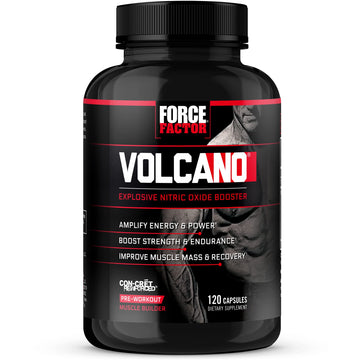 Force Factor Volcano Pre Workout Nitric Oxide Booster Supplement for Men with Creatine Force Factor uk supplements