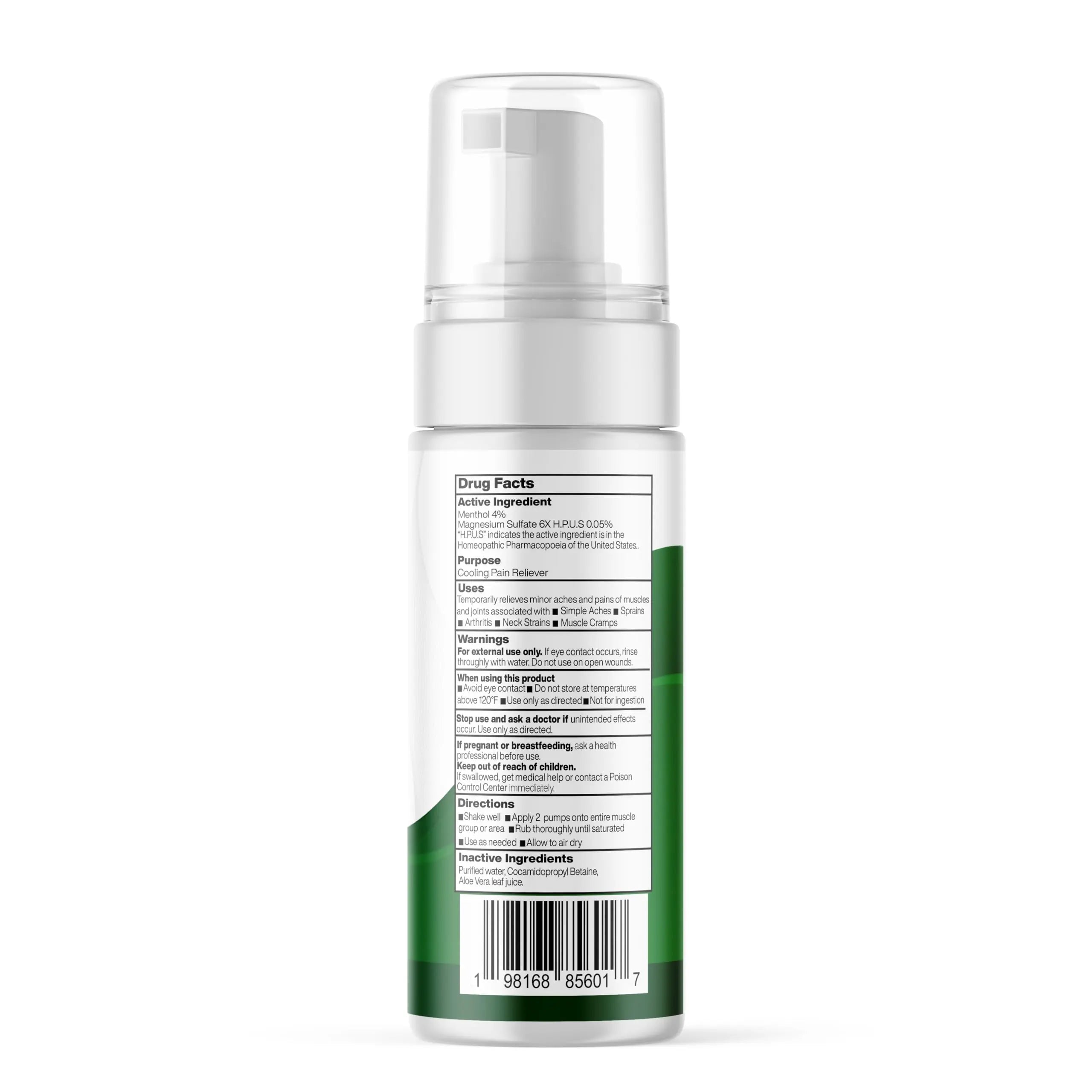Seagenix Menthol Relief Muscle and Joint Foam - Magnesium Spray Menthol Formula - Joint and Muscle Relief – Relax Tight Muscles – Ease Muscle Cramps Fast - All Natural – Relief for Legs, Neck, Back. Seagenix uk supplements