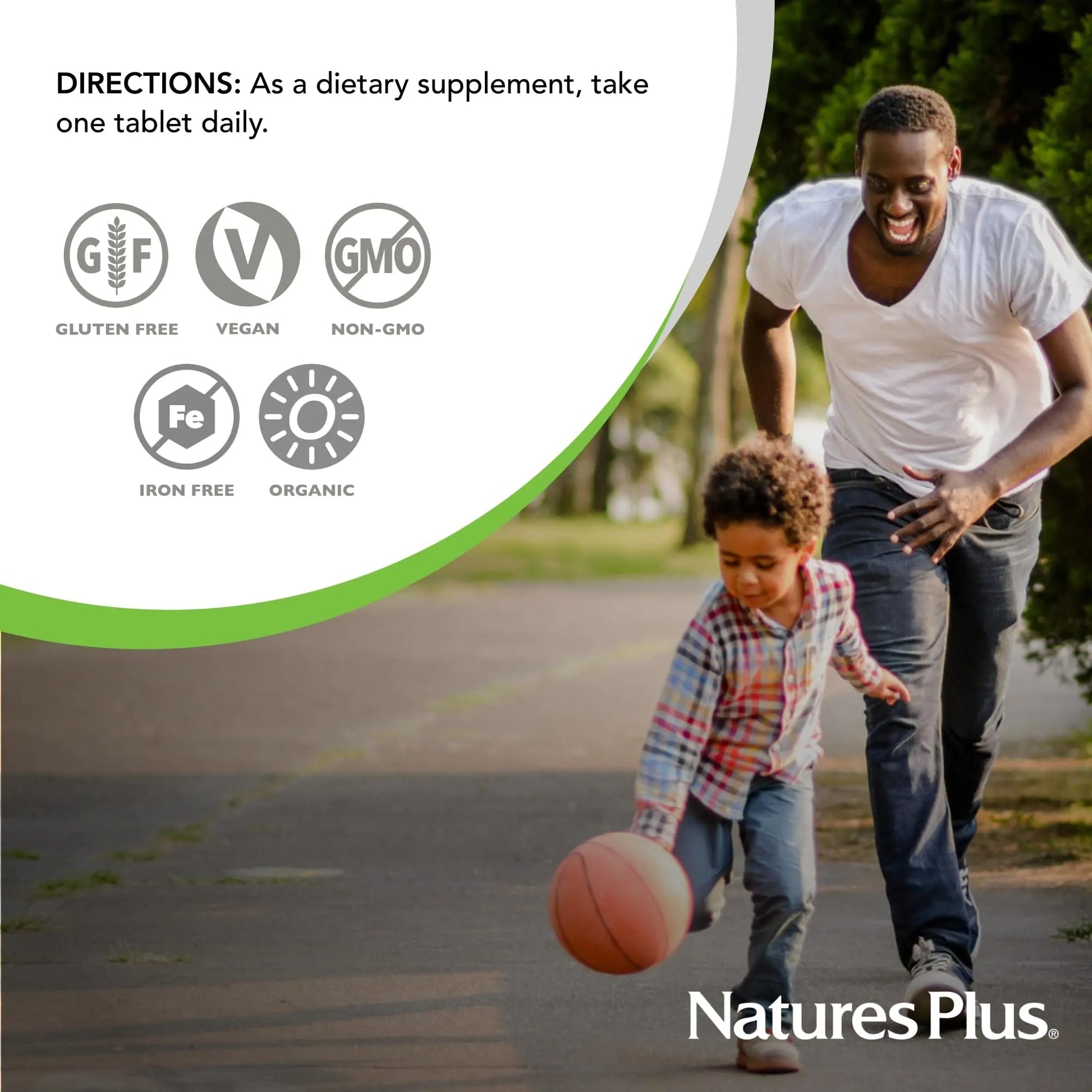 NaturesPlus Source of Life Garden Men’s Once Daily Multivitamin - 30 Tablets - Supports Energy & Stamina Nature's Plus uk supplements