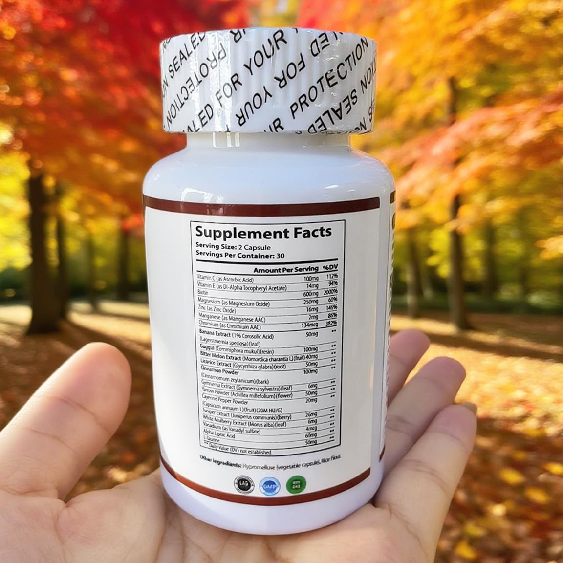 WINYEL Blood Sugar Complex Supplement - with Cinnamon, Bitter Melon, Chromium, Mulberry, Alpha Lipoic Acid, 60 Capsules WINYEL uk supplements