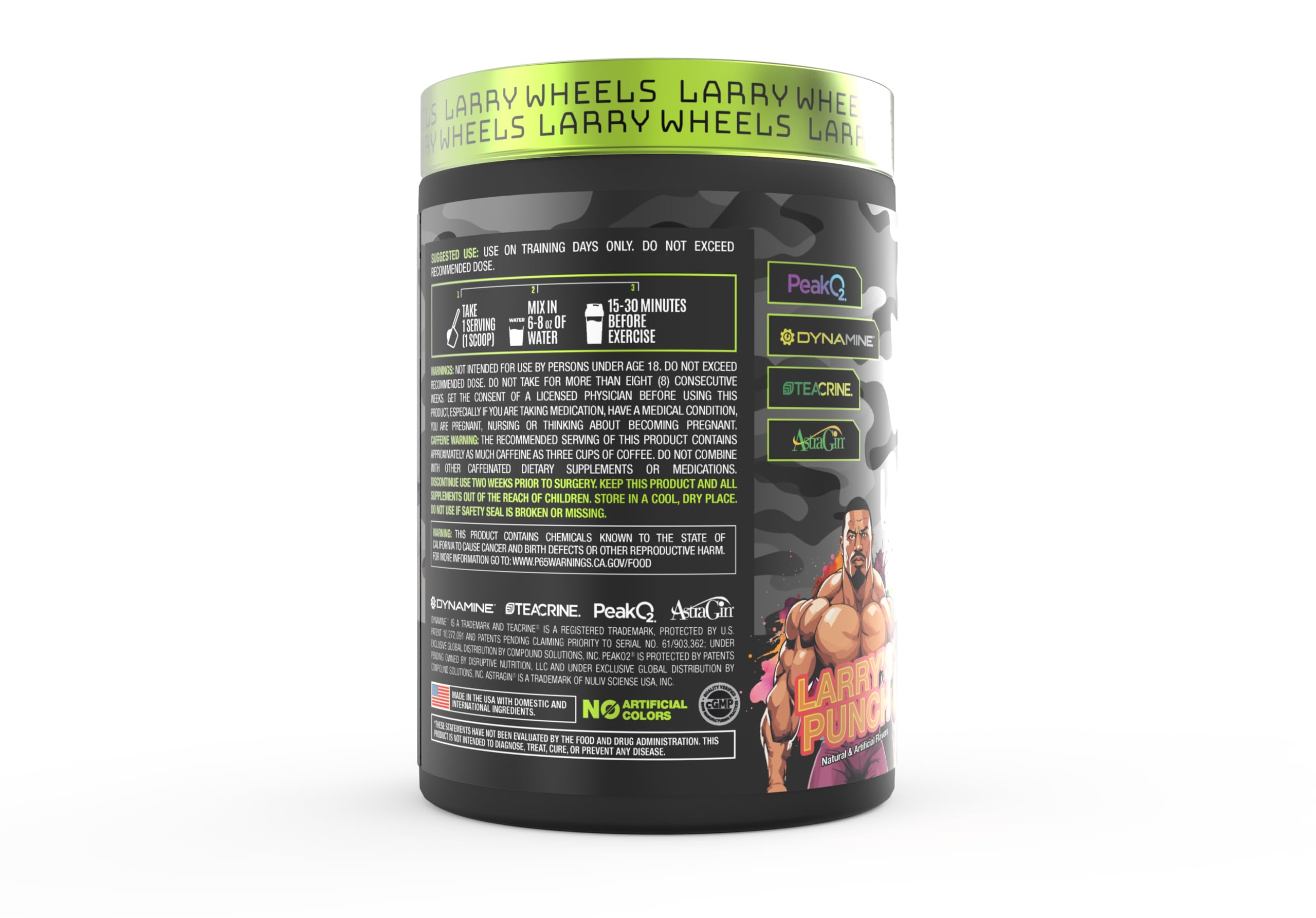 Larry Wheels' PR Preworkout - Enhance Performance with 6g Citrulline, 3.2g Beta Alanine PR Sciences uk supplements