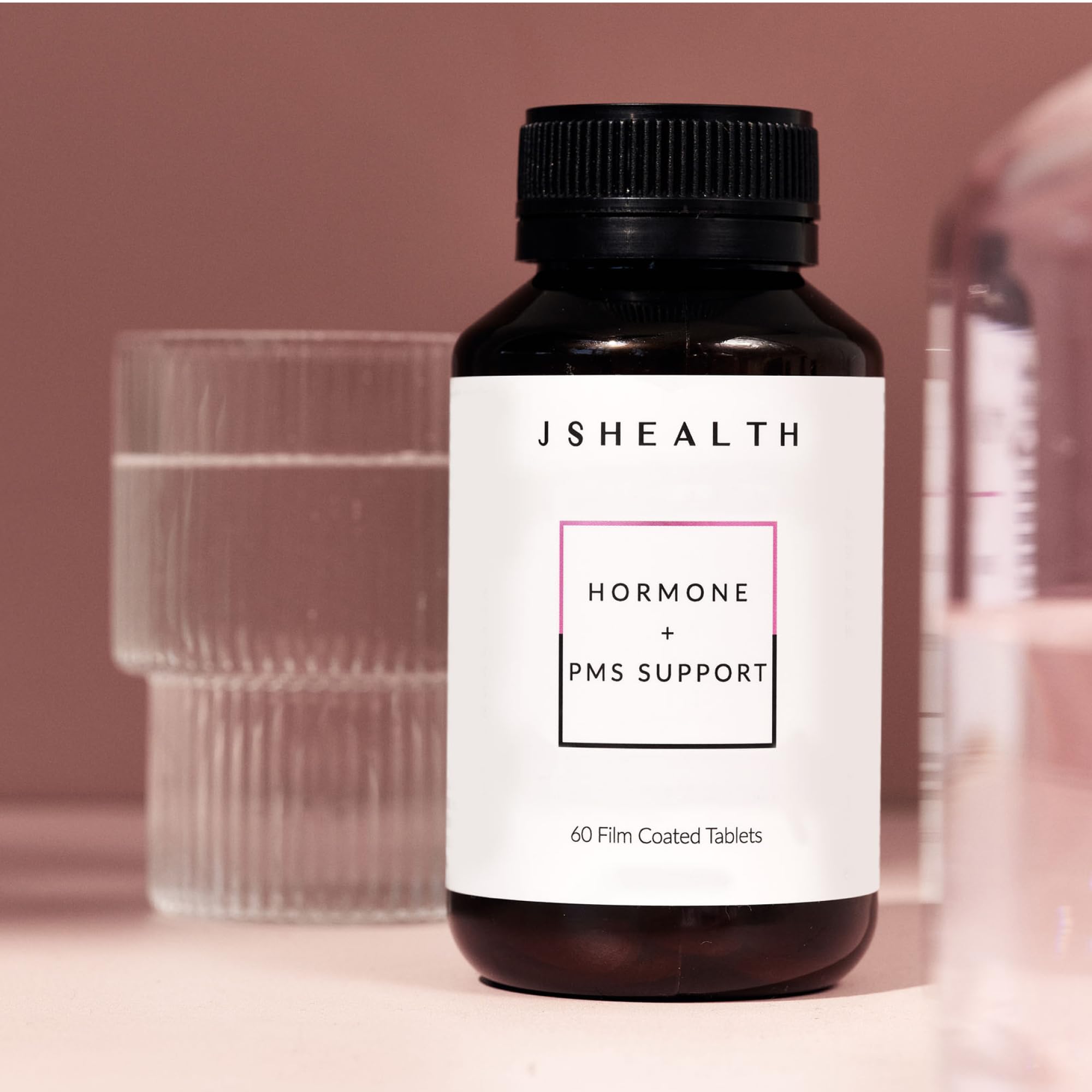JSHealth Vitamins Hormone Balance for Women and PMS Support Supplement - Premenstrual Symptom Relief with Vitamins B3, B6 & Magnesium (60) JSHealth uk supplements