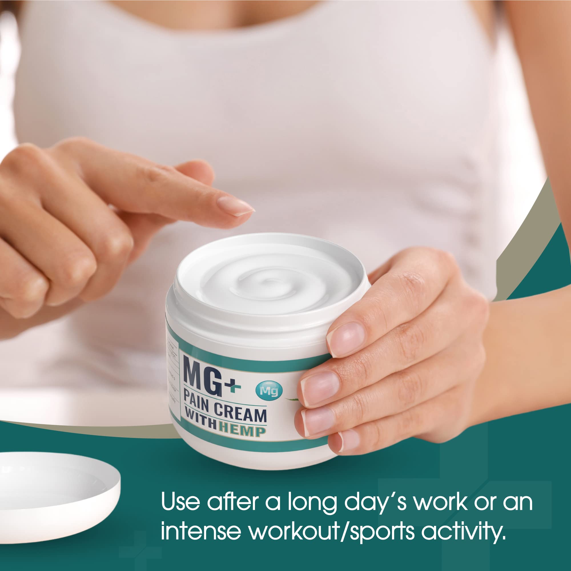 MARS WELLNESS MG+ Hemp Pain Cream (4 oz) - Maximum Strength Arnica & Magnesium Cream for Sore Legs, Joints & Muscle Cramps - Unisex Adults MARS WELLNESS uk supplements