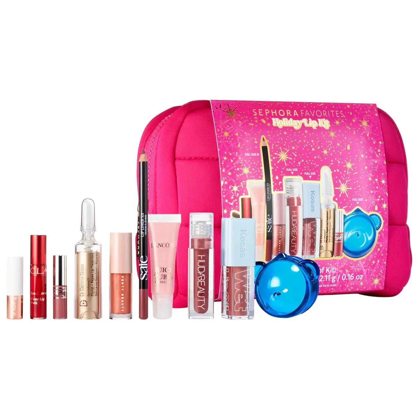 Sephora Holiday Lip Value Set: 10-Piece Lip Gloss, Liner, Oil & Treatment Collection with Kosas, Saie, Fenty Beauty & More SEPHORA uk supplements
