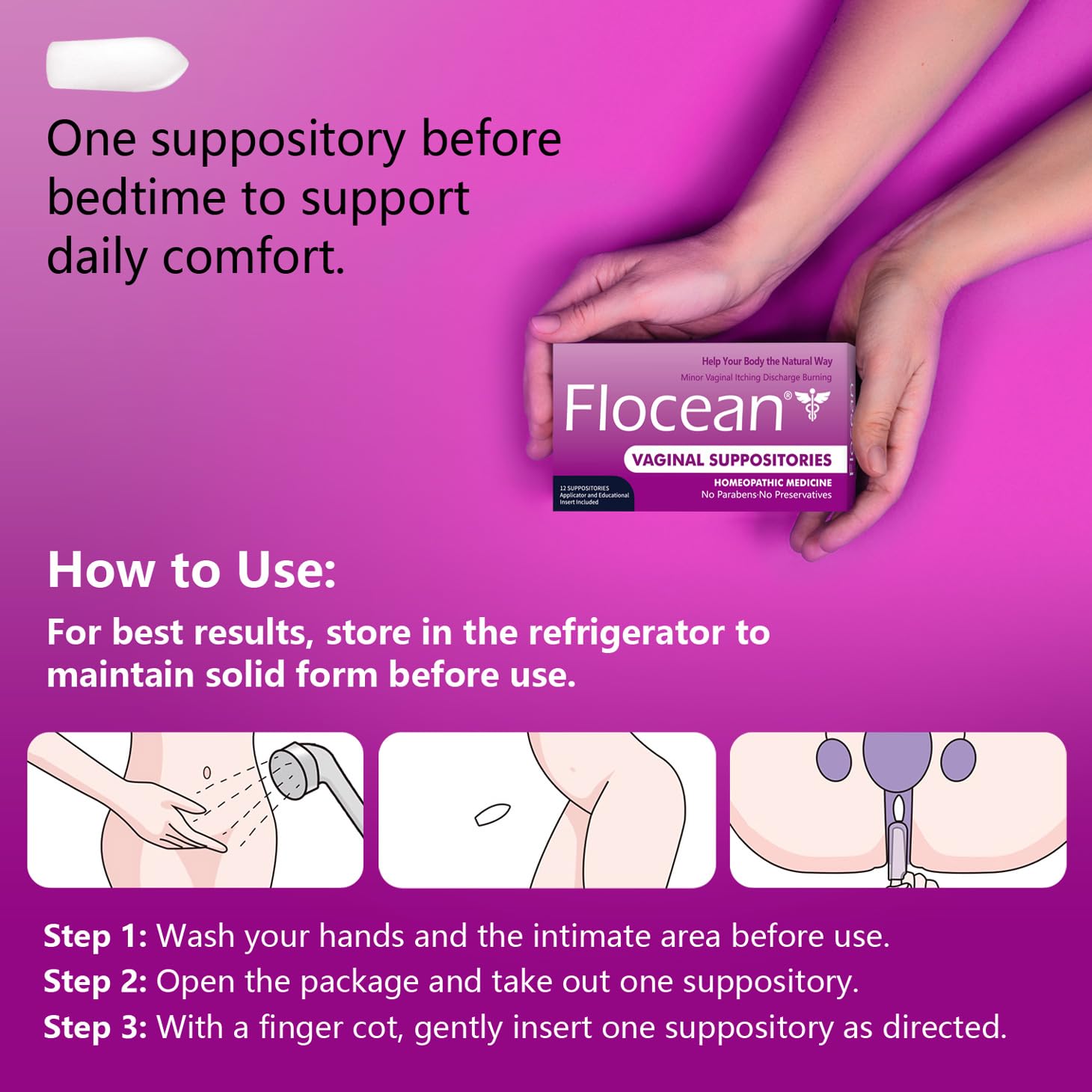 Calendula Vaginal Suppositories for Women - Herbal Alternative to Boric Acid Suppositories, Supports pH Balance, Odor Control & Itching Relief, Paraben-Free & Preservative-Free, 12 Count ciwoll uk supplements
