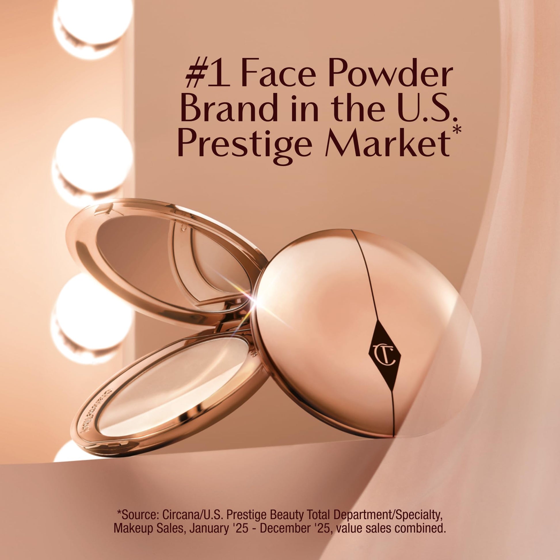 Charlotte Tilbury Airbrush Flawless Finish Setting Powder - Pore-Blurring Pressed Powder for Face Makeup to Minimize Shine with a Soft-Focus Finish - 1 Fair Charlotte Tilbury uk supplements