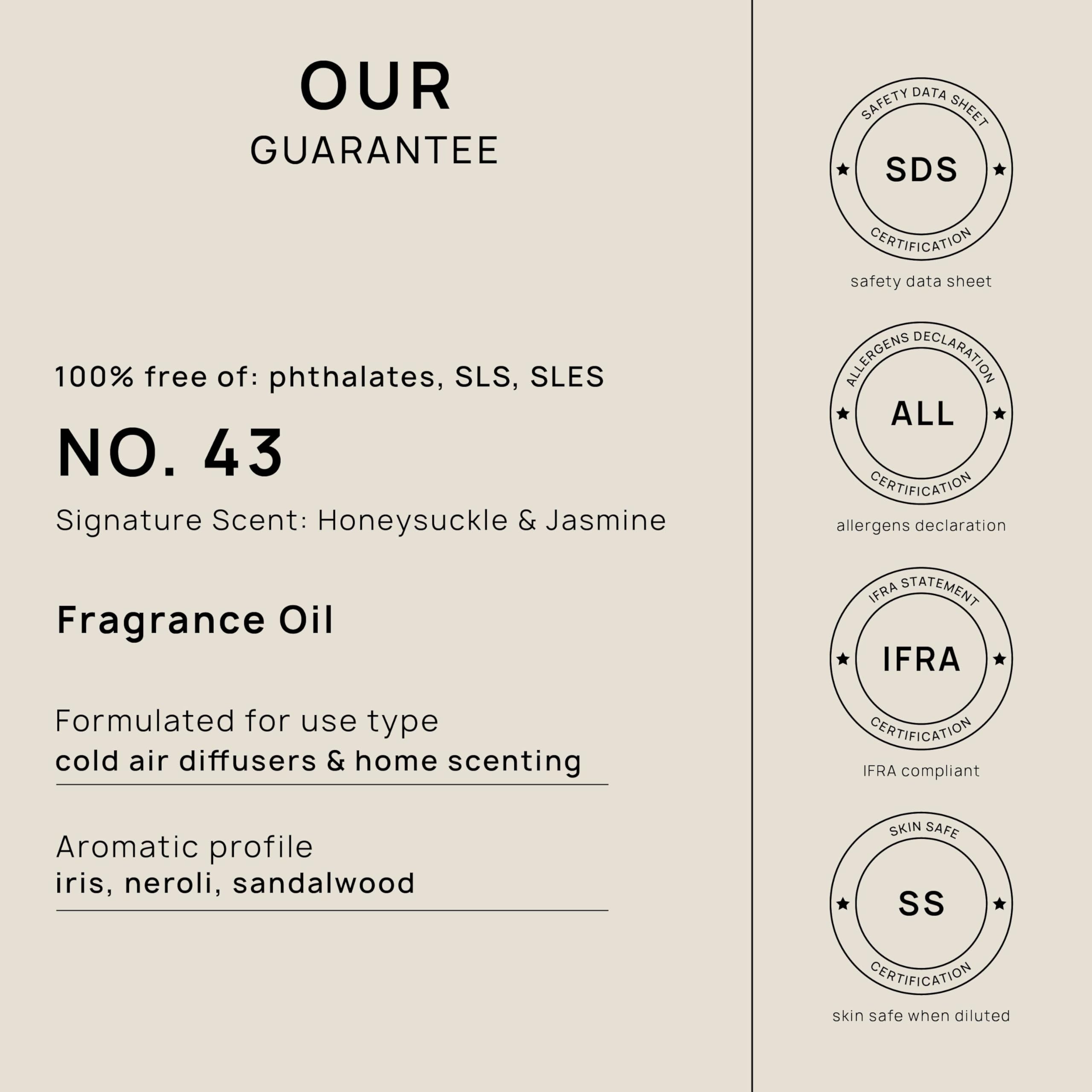 VINEVIDA [4 Fl Oz] Honeysuckle & Jasmine Fragrance Oil for Cold Air Diffusers, Essential Oils VINEVIDA uk supplements