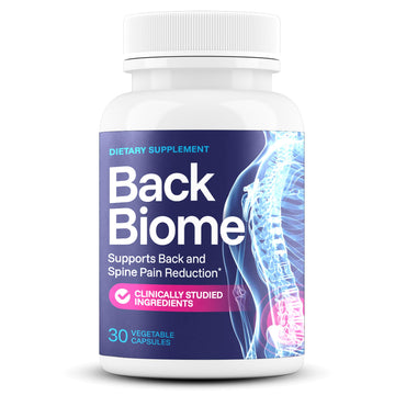BackBiome – Advanced 7-Strain Probiotic Formula for Gut & Back Health – Supports Digestive Balance, Promotes Spinal Comfort – Non-GMO, Vegan, 30 Capsules BackBiome uk supplements