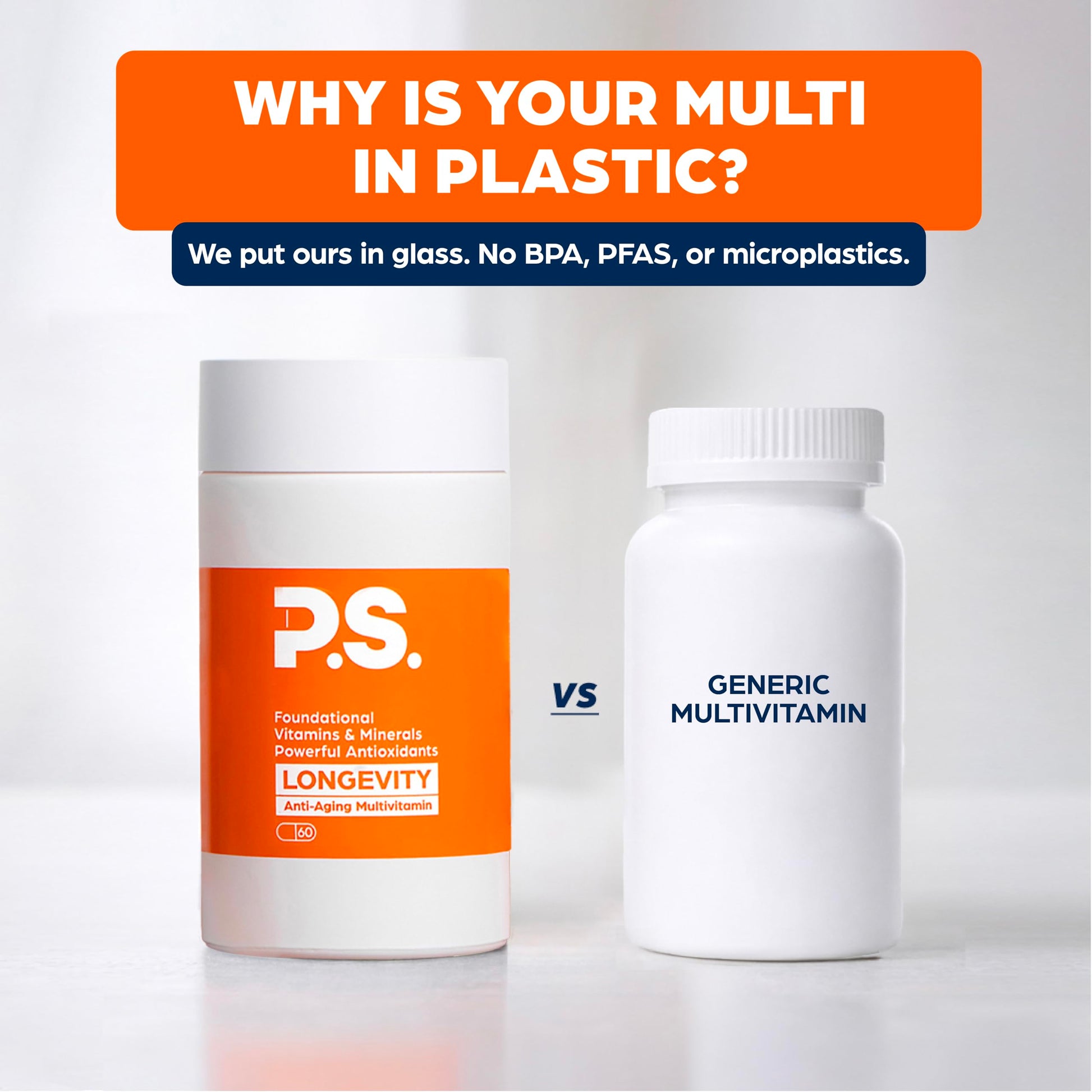 PS Longevity Supplement – Anti-Aging Multivitamin for Men & Women – Premium Methylated B Vitamins, CoQ10, NR, Urolithin A & Natural Antioxidants – Cellular Health, Energy & Memory – 2 Month Supply PS uk supplements
