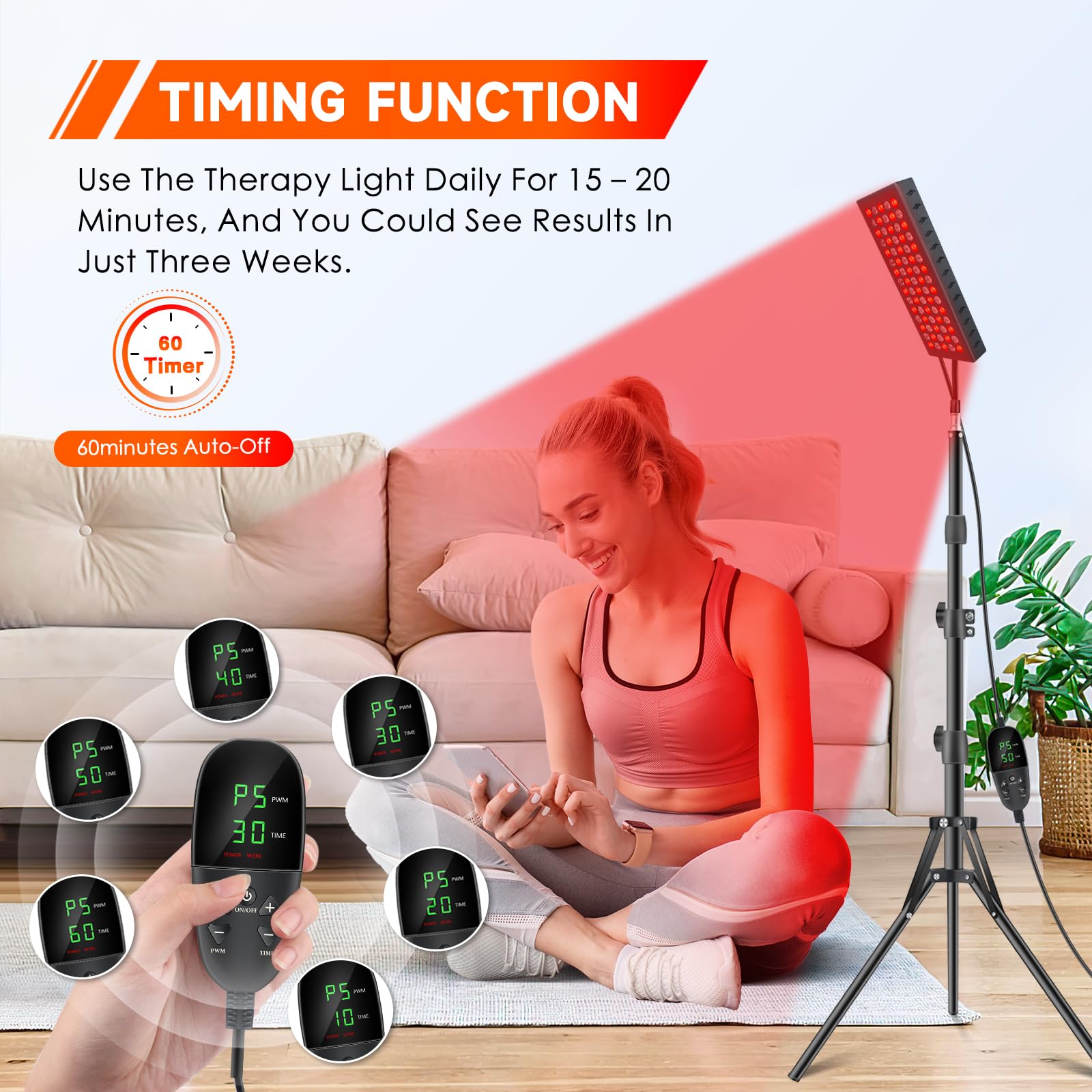 Infrared Red Light Therapy Lamp: Heating Pad Pain Relief for Body 75 LEDs Red Light Astarexin uk supplements