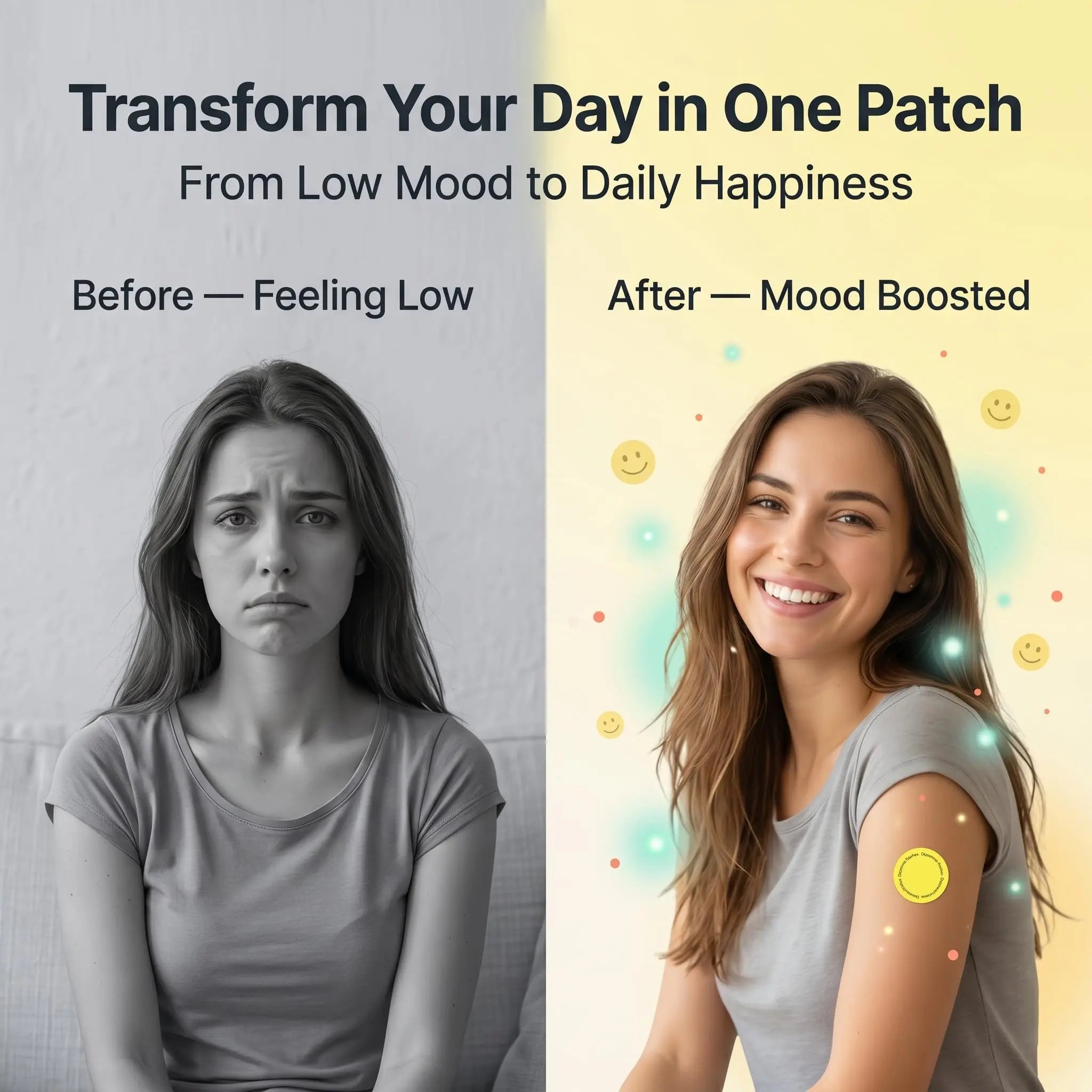 MindTone Dopamine Patches Extra Strength – 90 Count Plant-Based Non-GMO Mood Support & Energy Patch – Dopamine & Serotonin Balance – Mood Balance Patch for Women & Men – 3 Month Supply MindTone uk supplements
