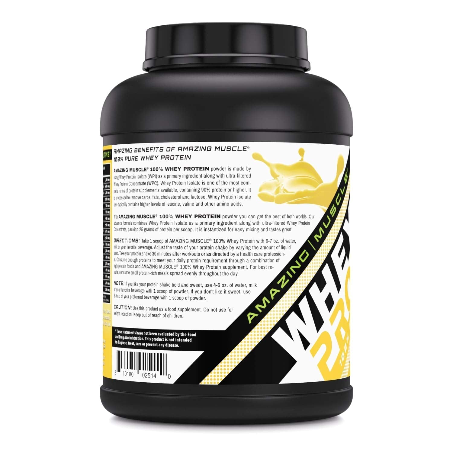 Amazing Muscle 100% Whey Protein Powder *Advanced Formula with Whey Protein Amazing Nutrition uk supplements