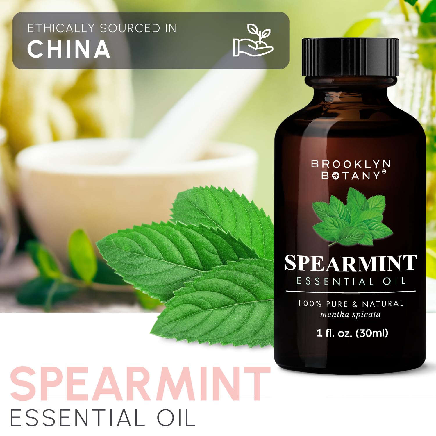 Brooklyn Botany Spearmint Essential Oil – 100% Pure and Natural – Premium Grade Oil Brooklyn Botany uk supplements