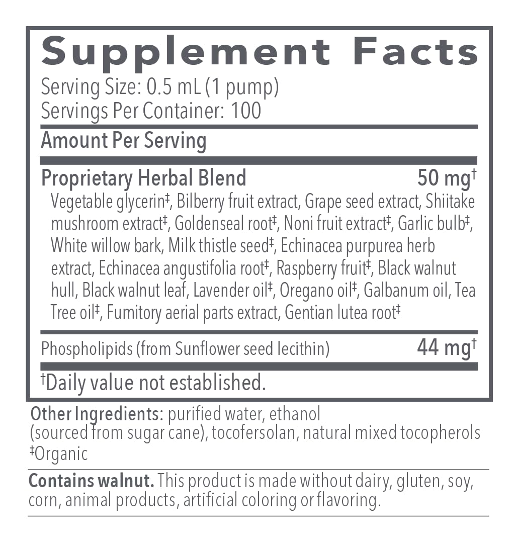 Biocidin LSF for Gut Cleanse Detox & Biofilm Defense Support - Potent, Broad-Spectrum Liposomal Formula for Rapid Absorption - Promote Gut Health, Microbial Balance & Mental Clarity (1.7 Fl Oz) Bio-Botanical Research uk supplements