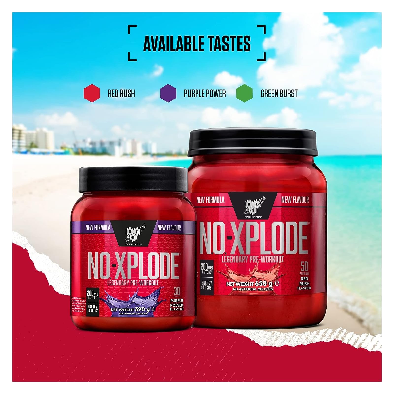 BSN Nutrition N.O.-Xplode Pre Workout Powder Food Supplement, Energy and Focus BSN uk supplements