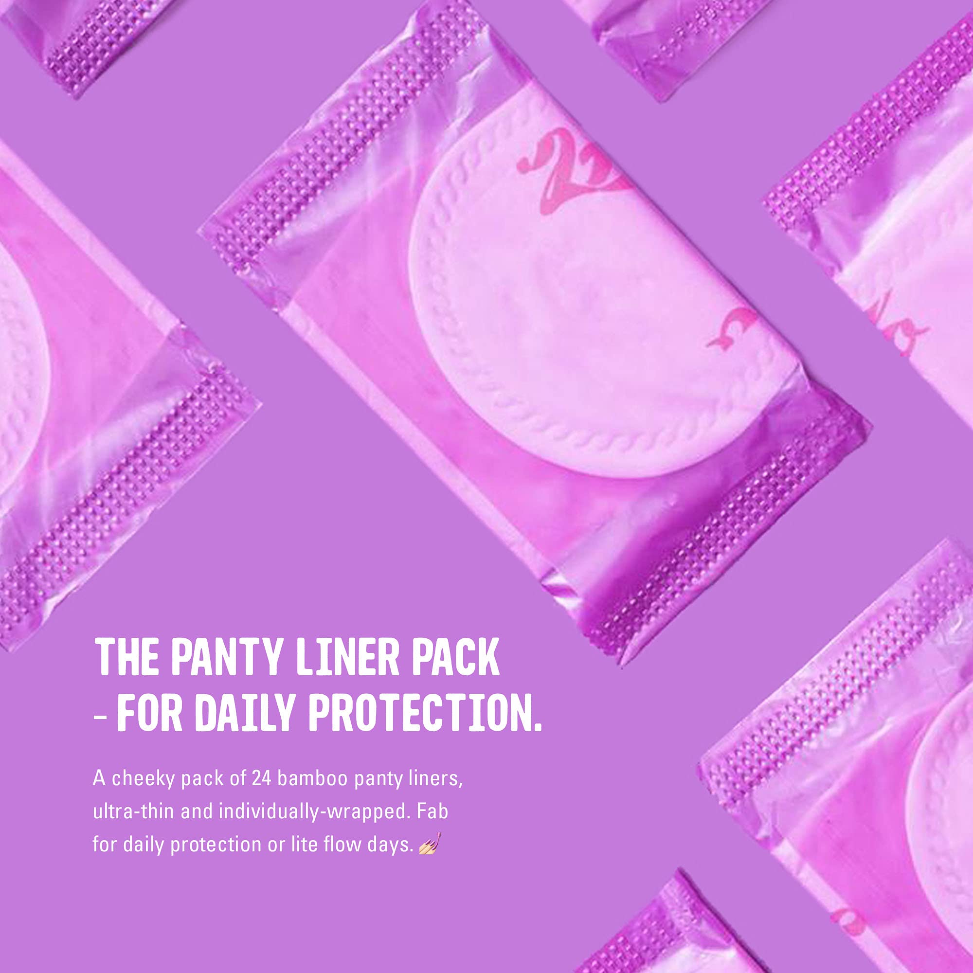 FLO - Organic Bamboo Daily Panty Liners, Plant-Based Cotton, Biodegradable FLO uk supplements