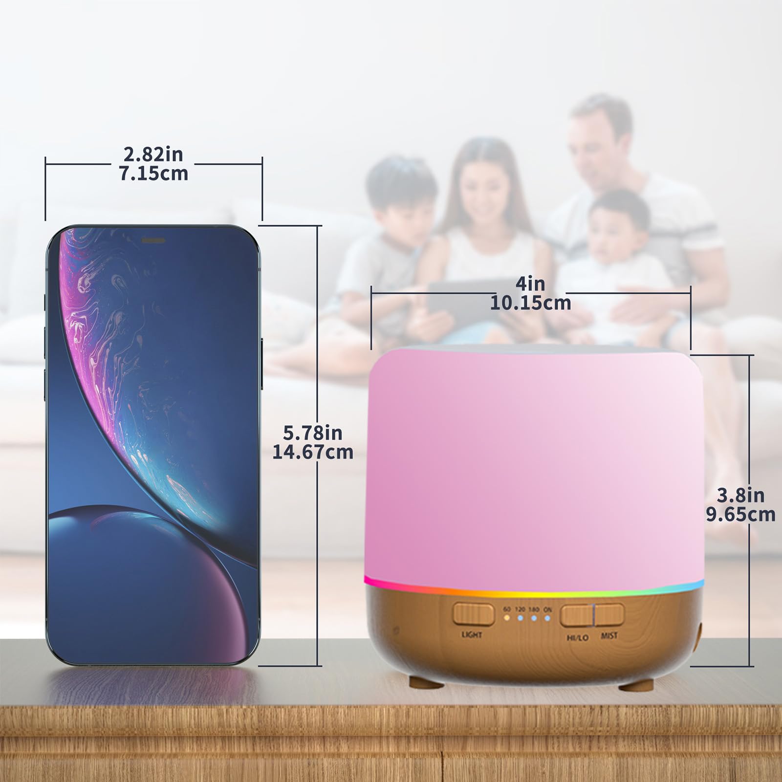Otheya Scent Essential Oil Diffuser 2 Pack Max 200 ML Ultrasonic Cool Mist Humidifiers and Aromatherapy Otheya uk supplements