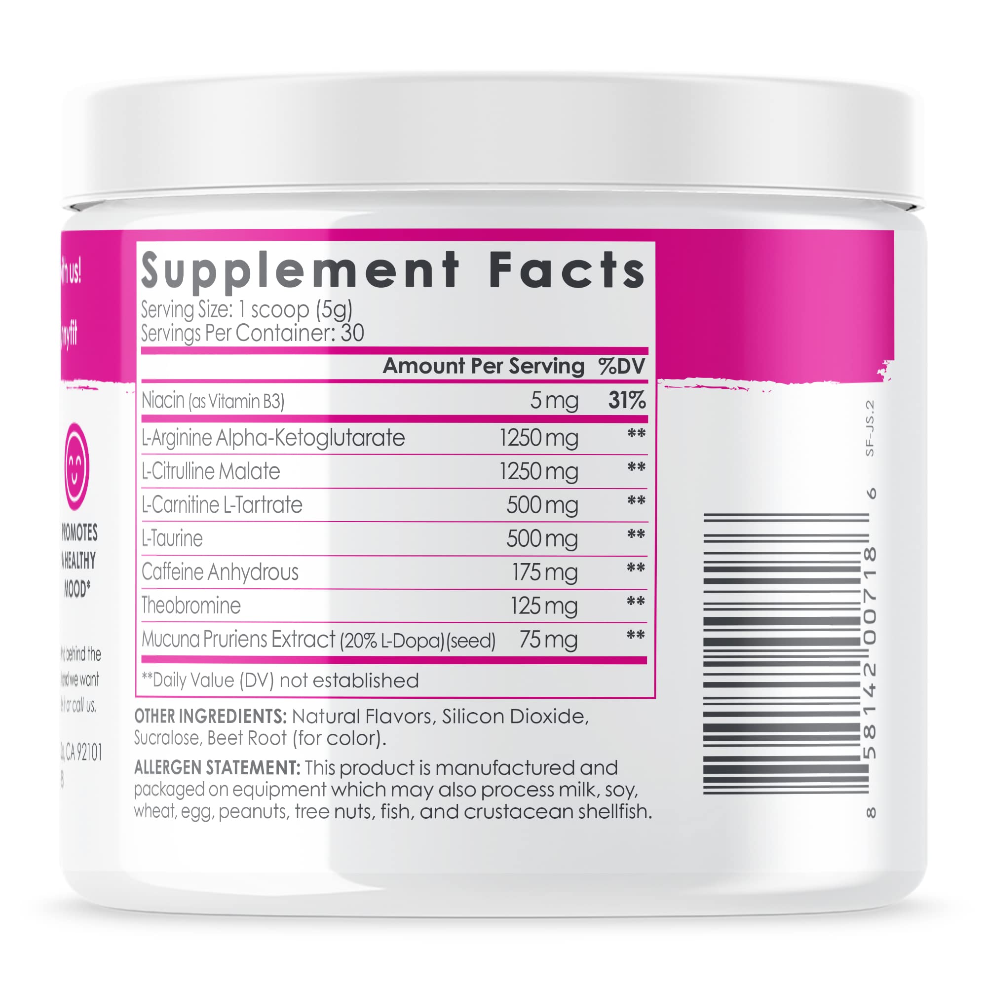 SkinnyFit Jump Start Pre Workout Supplement for Women 30 Servings - Creatine Free SkinnyFit uk supplements