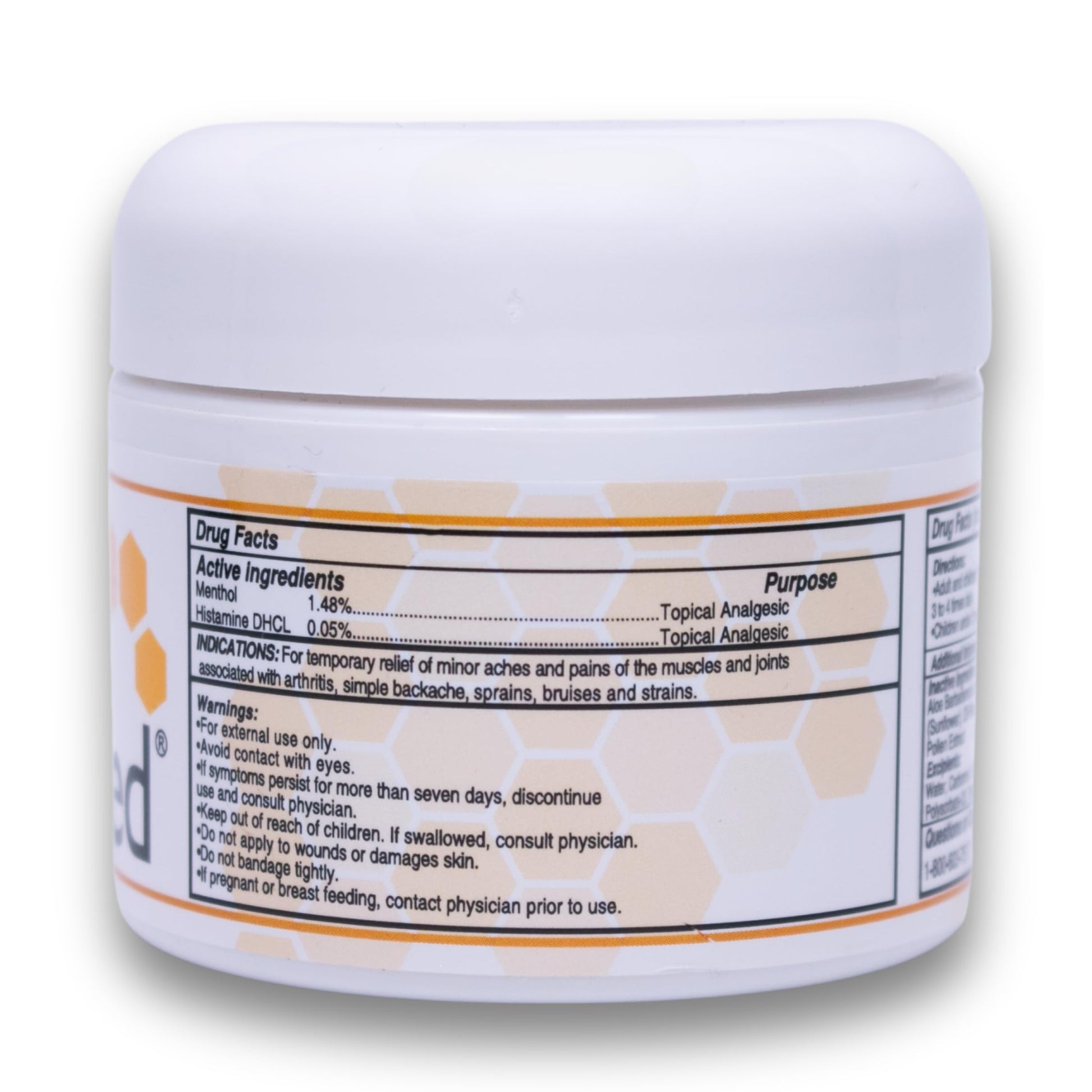 ABEE MED Extra Strength Joint & Muscle Relief Cream – Menthol Cooling & Warming Formula with Bee Pollen, Aloe & Chamomile – Fast-Absorbing Comfort Cream for Back, Knees & Muscles – 2 oz ABEE MED uk supplements