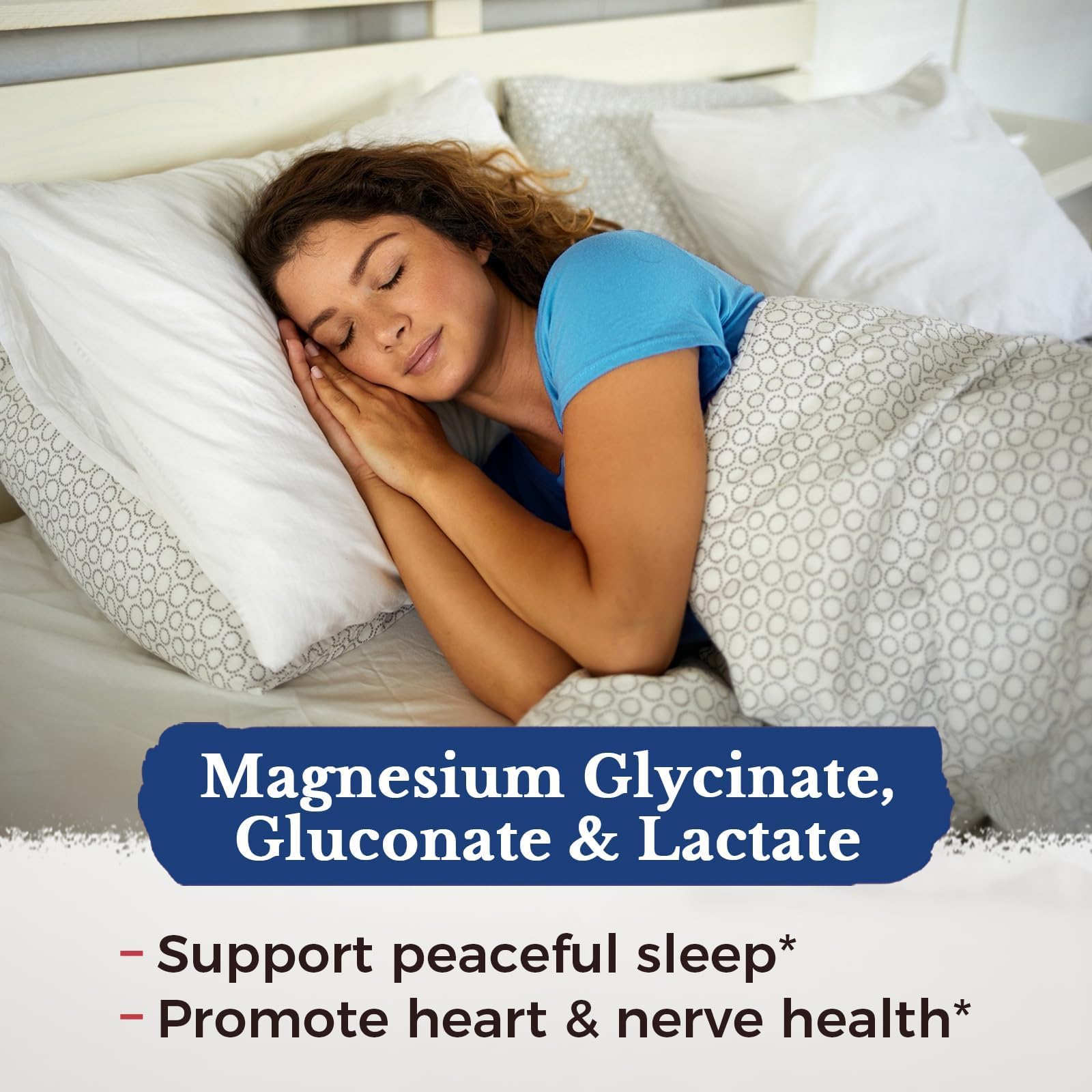 Vitalitown 10 in 1 Magnesium Complex Supplement - 400mg Elemental Magnesium Chelated with Glycinate, Citrate, Malate, Taurate & More - for Sleep Heart Energy - Non-GMO, Vegan, 90 Caps Vitalitown uk supplements