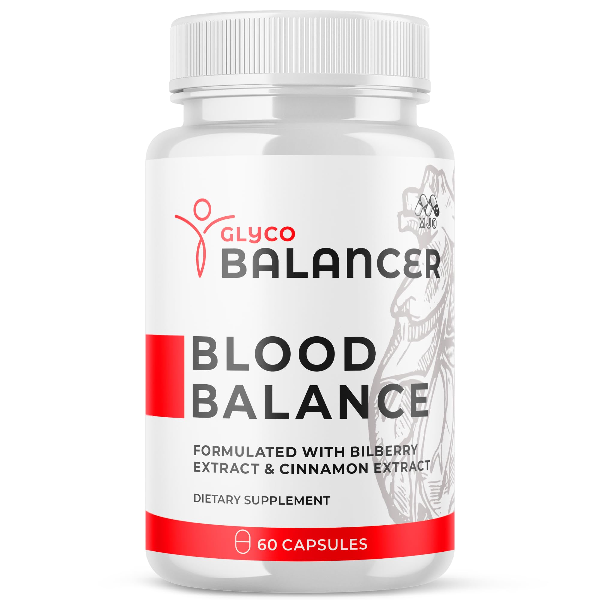 Glyco Balancer Capsules, Official GlycoBalancer Health Support Pills With All Natural Ingredients, Glyco Balancer Advanced Health & Wellness Support with Premium Vitamins for Women & Men (60 Capsules) MJO uk supplements