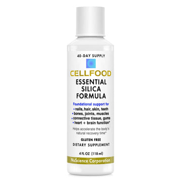 Cellfood Essential Silica Anti-Aging Formula, 4 fl oz - Supports Healthy Bones, Joints, Hair Cellfood uk supplements