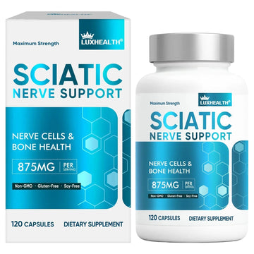 Sciatic Nerve Support Supplement, 120 Capsules Nerve Savior for Neuropathy, Premium Formula with Natural Botanical & Vitamin Complex Vivaherbal uk supplements
