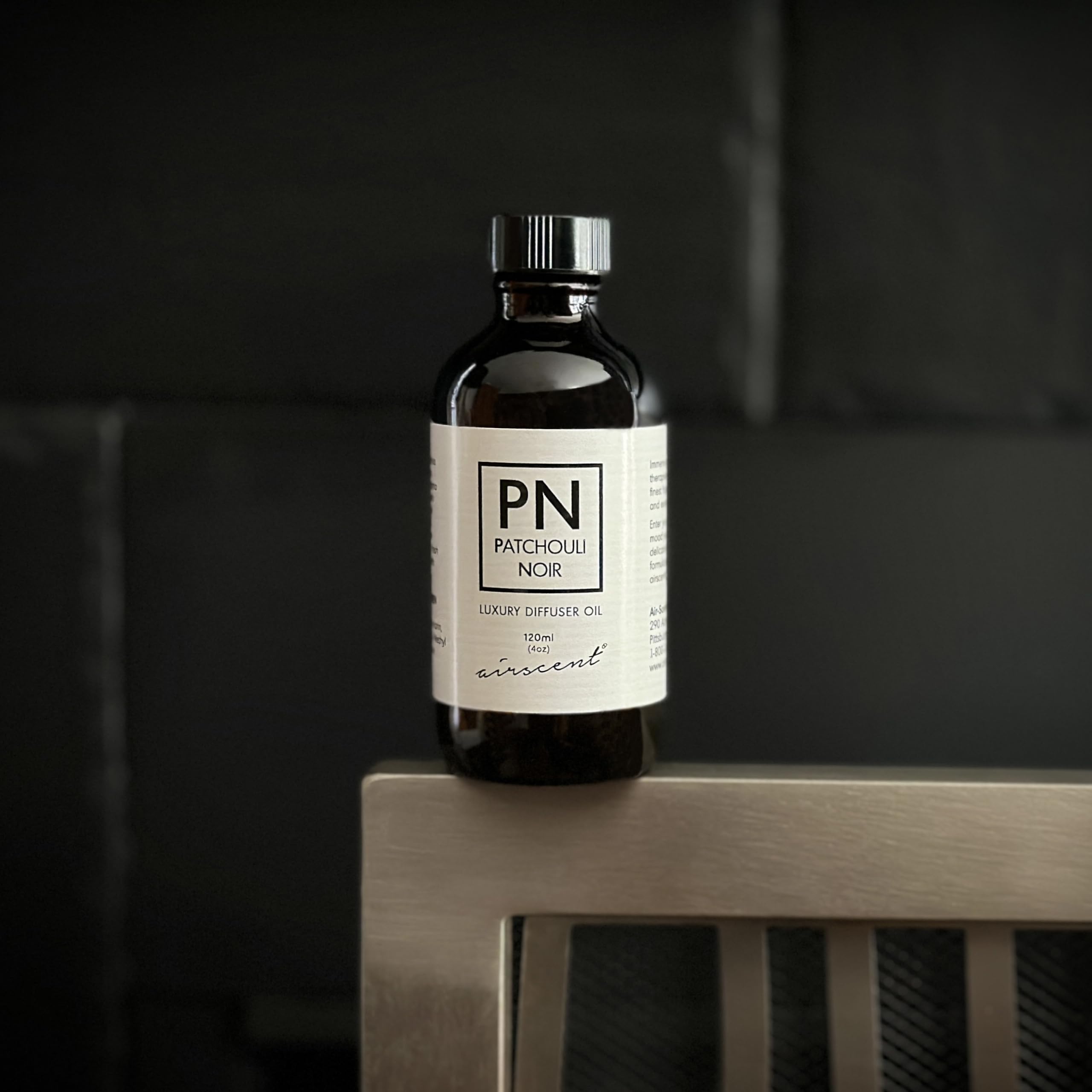 Patchouli Noir Diﬀuser Oil - Air-Scent Aroma and Essential Oil Blend - 120 Milliliter (4 ﬂ oz) Bottle Air-Scent uk supplements
