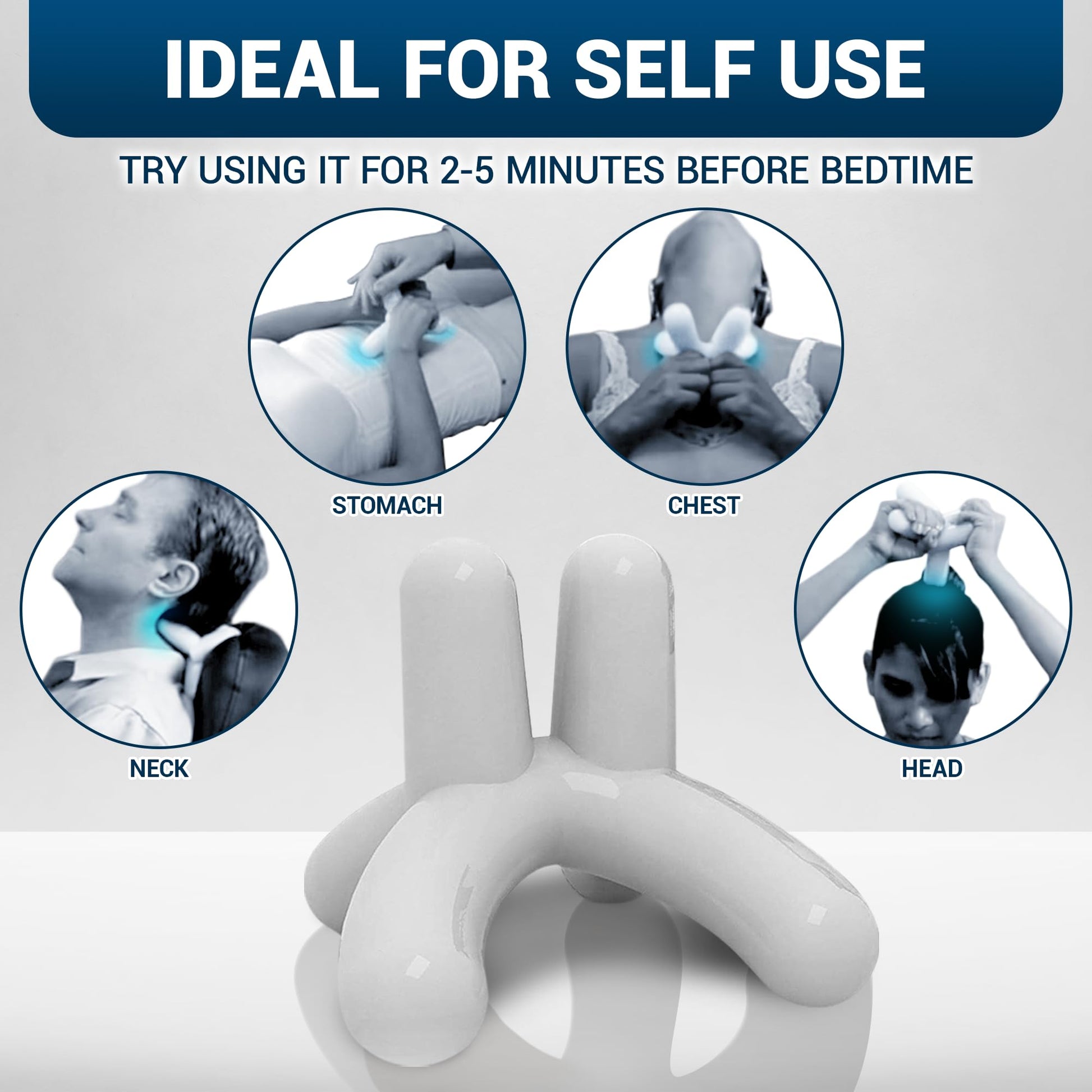 Dr. Berg’s Self-Massage Tool, Best for Back Pain Relief, Handheld Neck and Lower Back Dr. Berg Nutritionals uk supplements