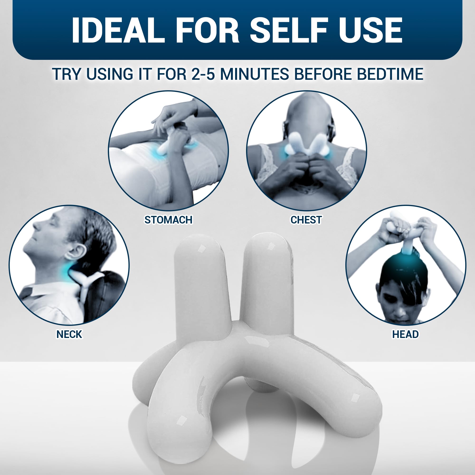 Dr. Berg’s Self-Massage Tool, Best for Back Pain Relief, Handheld Neck and Lower Back Dr. Berg Nutritionals uk supplements