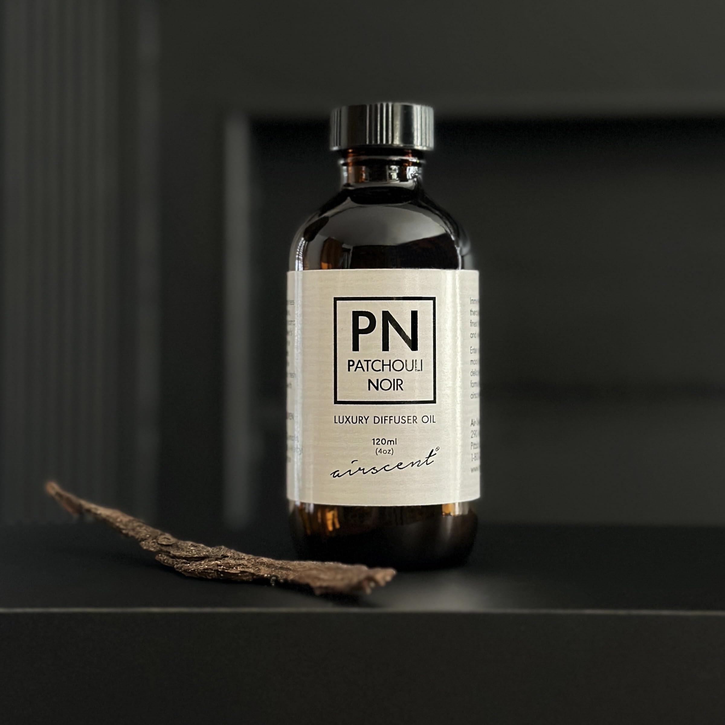 Patchouli Noir Diﬀuser Oil - Air-Scent Aroma and Essential Oil Blend - 120 Milliliter (4 ﬂ oz) Bottle Air-Scent uk supplements