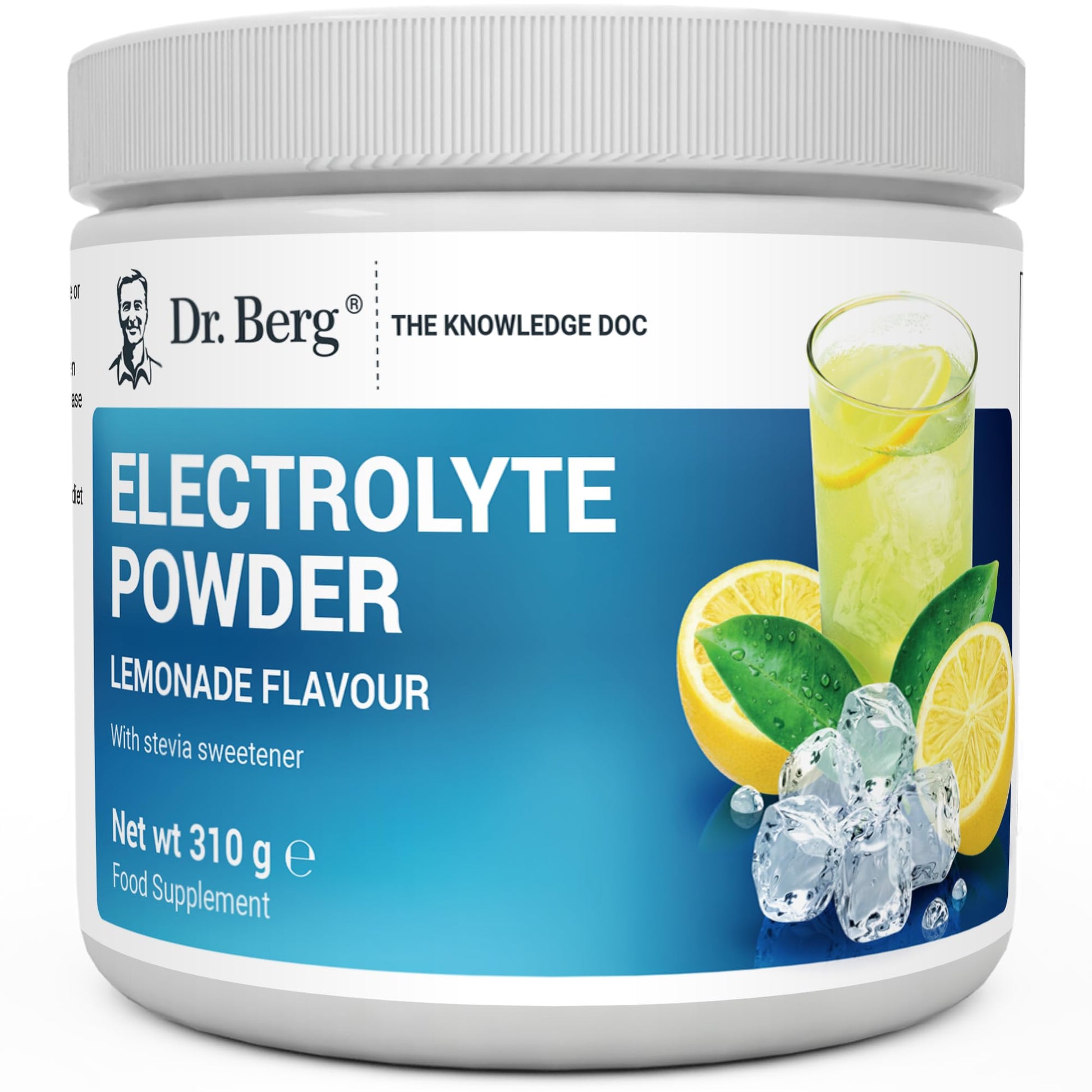 Dr. Berg Electrolyte Powder - Electrolyte Drink Supplements with 1000mg Potassium Dr. Berg Nutritionals uk supplements