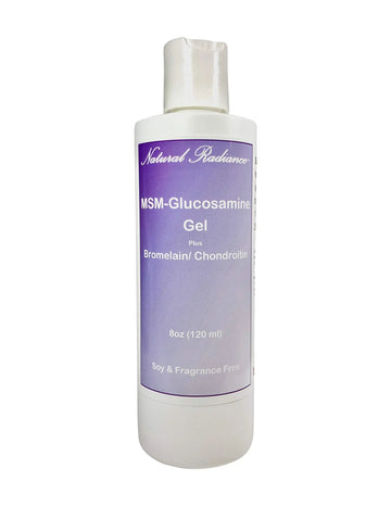 Natural Radiance MSM Plus - Glucosamine Bromelain and Chrondroitin 8 oz. Bottle - Oderless Natural Radiance uk supplements