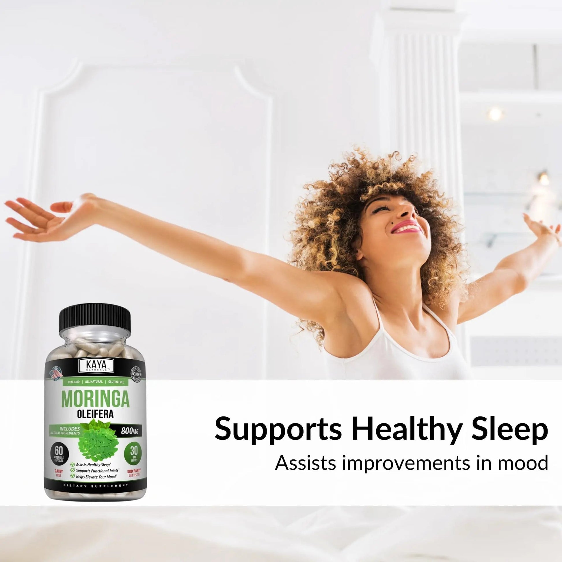 Kaya Naturals Moringa Leaf Extract - Complete Greens Superfood Supplement - Pure Miracle Tree Moringa - Boost Energy Naturally Kaya Naturals uk supplements