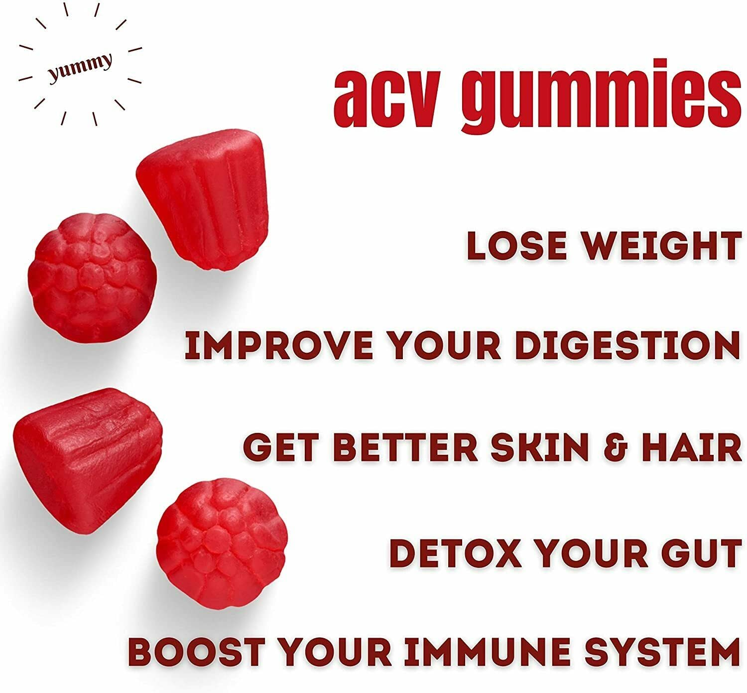 Nutriumph Apple Cider Vinegar Gummies with The Mother Vegan – Weight Loss, Detox Nutriumph uk supplements