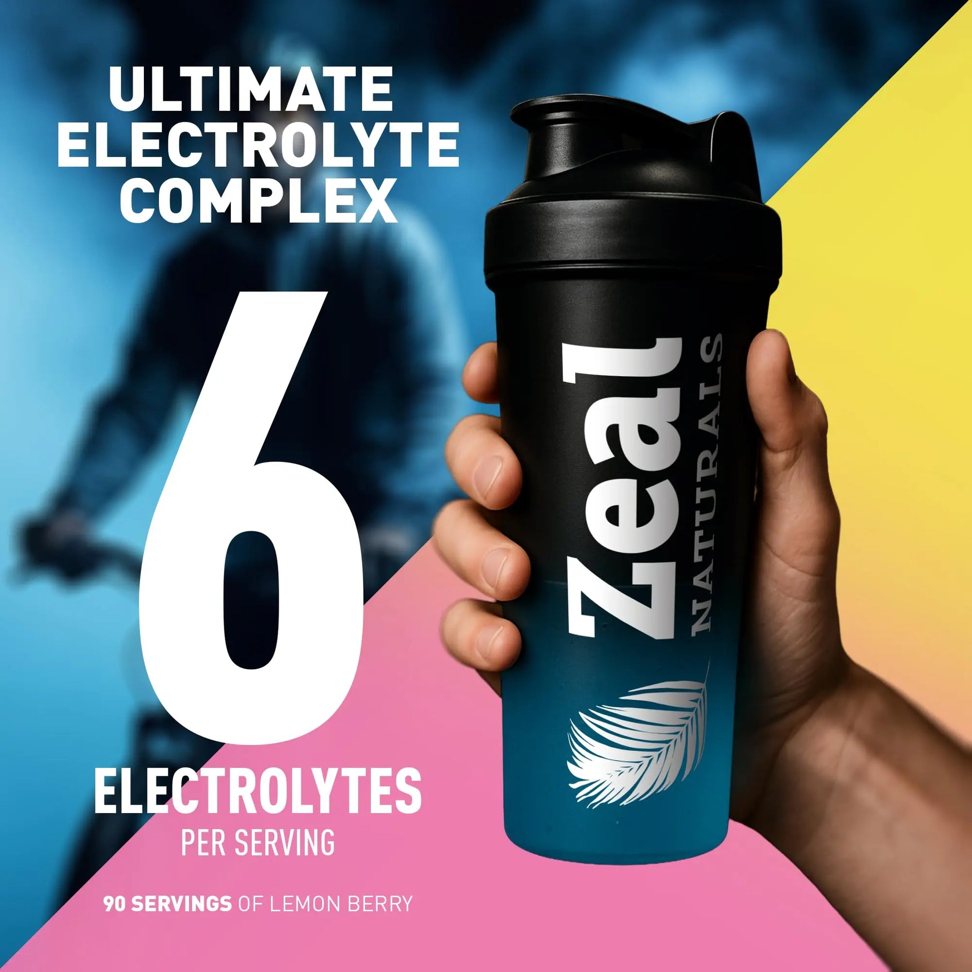 Zeal Electrolyte Powder - 90 Servings | Keto Electrolytes Powder | Zero Sugar, BCAAs, B-Vitamins | Potassium, Zinc, Magnesium Zeal Naturals uk supplements