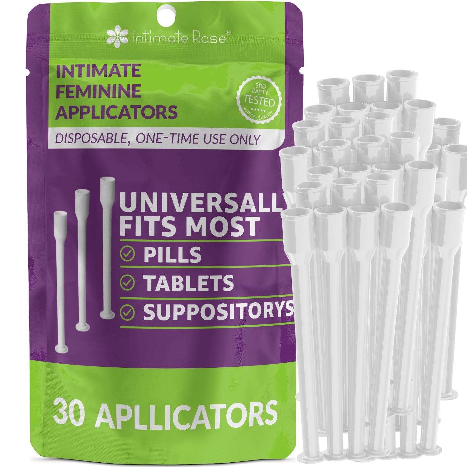 Intimate Rose Save 10% on Boric Acid Vaginal Suppositories - 30 Count (600mg) + 30 Applicators Intimate Rose uk supplements