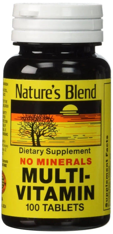Nature's Blend Multi-Vitamin No Minerals 100 Tabs (Model: 3824) Nature's Blend uk supplements