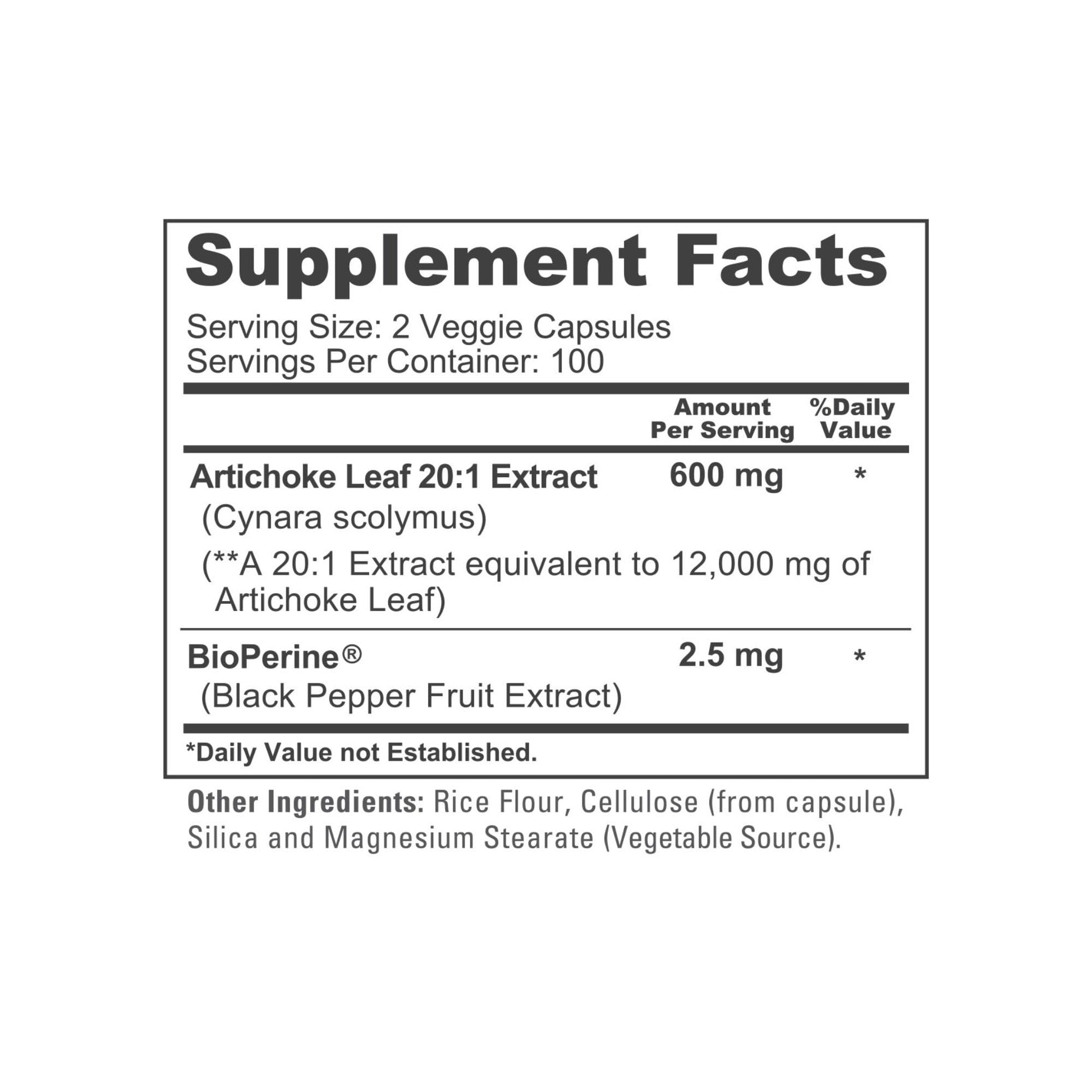 NusaPure Artichoke 20:1 Extract, 600 mg Equivalent to 12,000mg 200 Veggie caps (Non-GMO, Gluten Free) NusaPure uk supplements